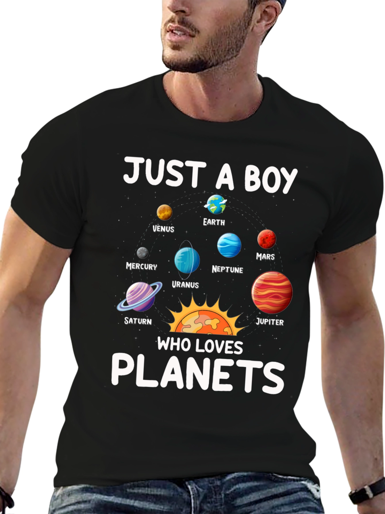 Boys Planets T-Shirt - Space Lover Tee