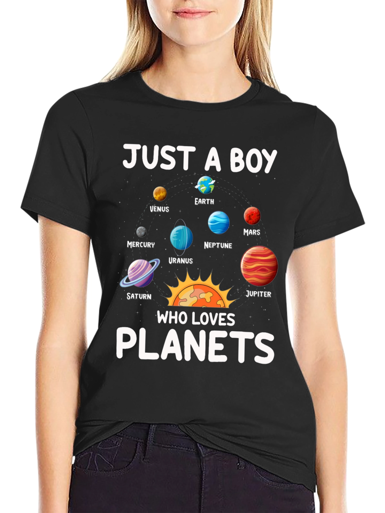 Boys Planets T-Shirt - Space Lover Tee