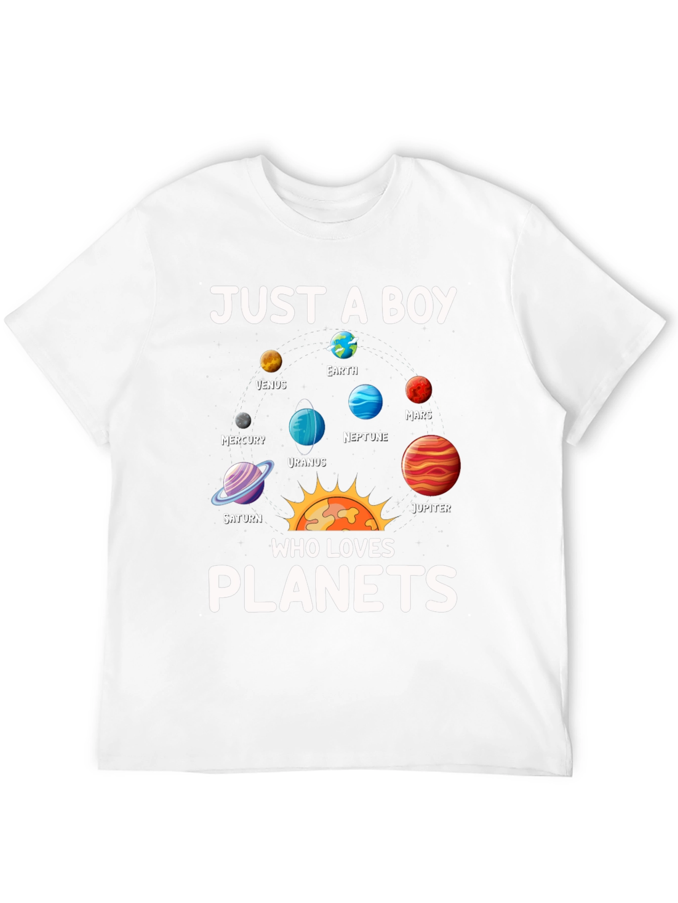 Boys Planets T-Shirt - Space Lover Tee