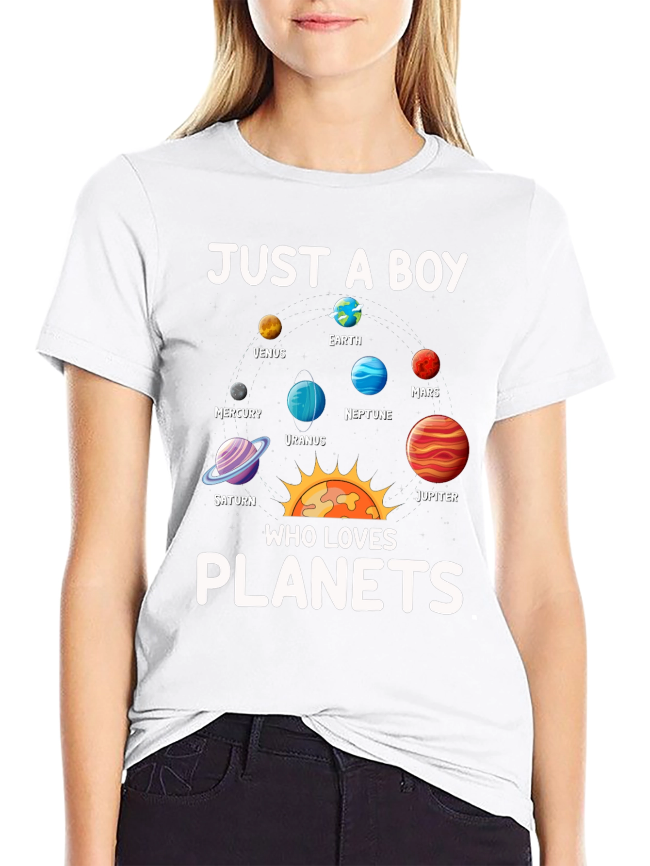 Boys Planets T-Shirt - Space Lover Tee