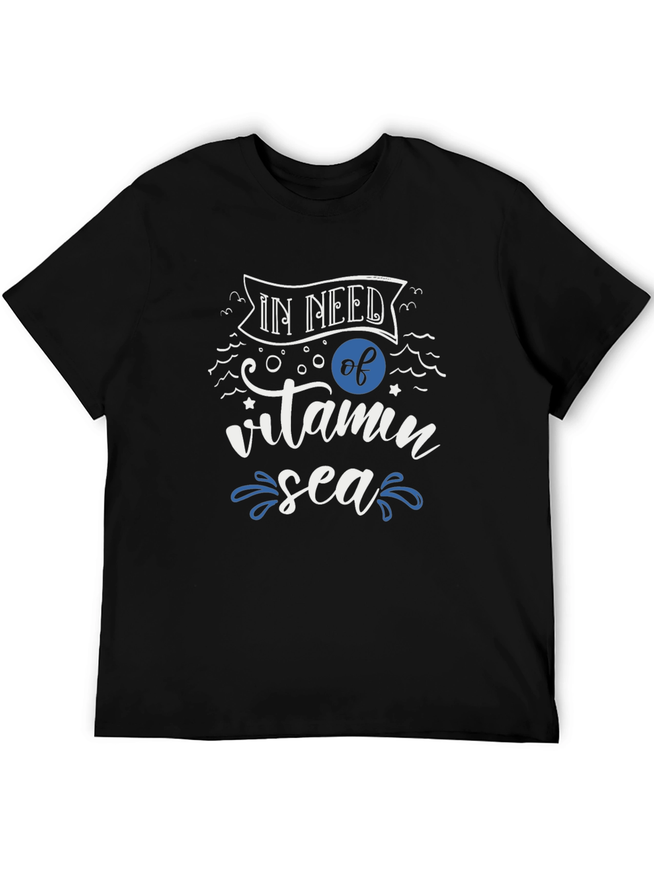 Vitamin Sea Black Graphic Tee