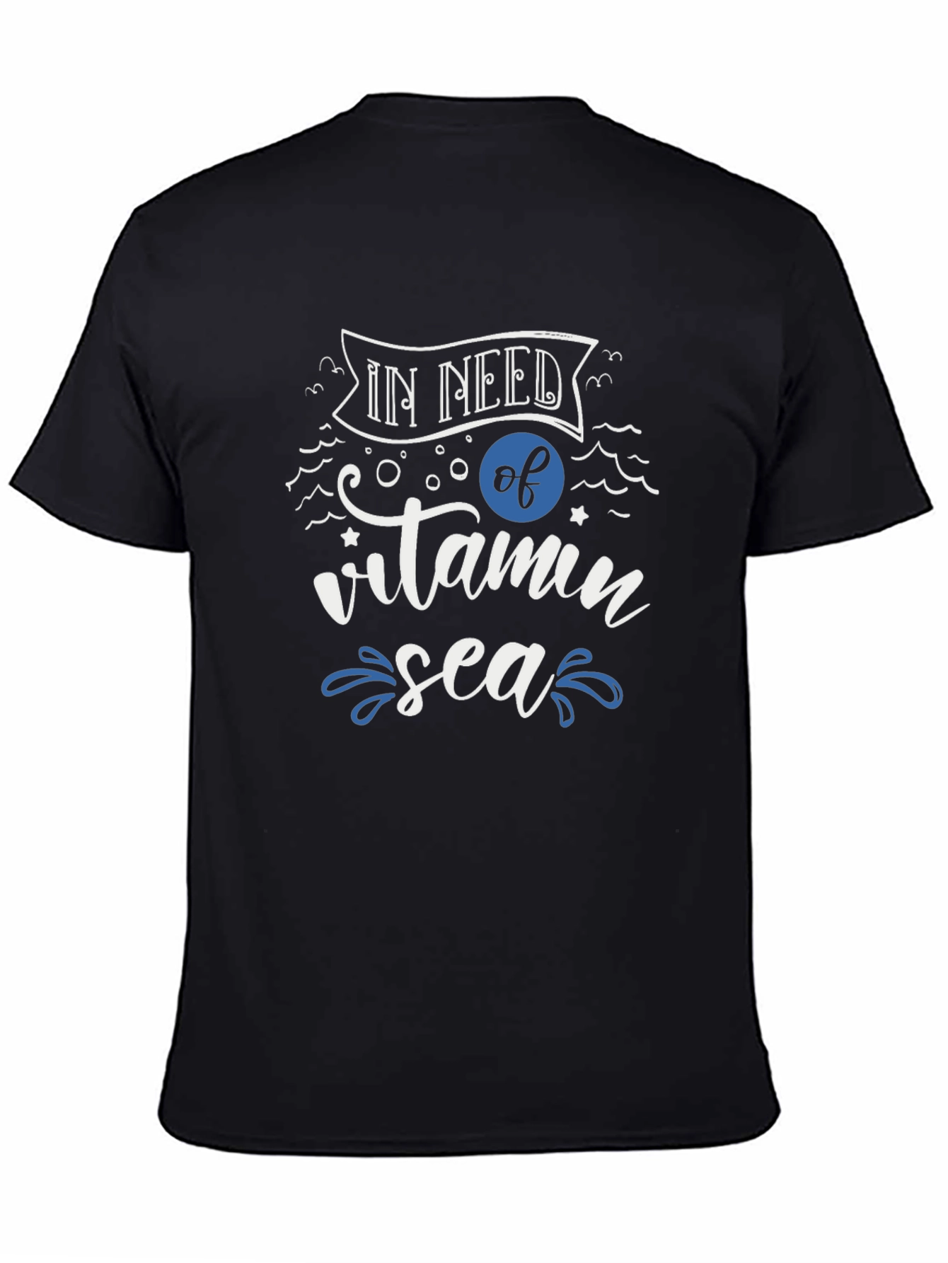 Vitamin Sea Black Graphic Tee