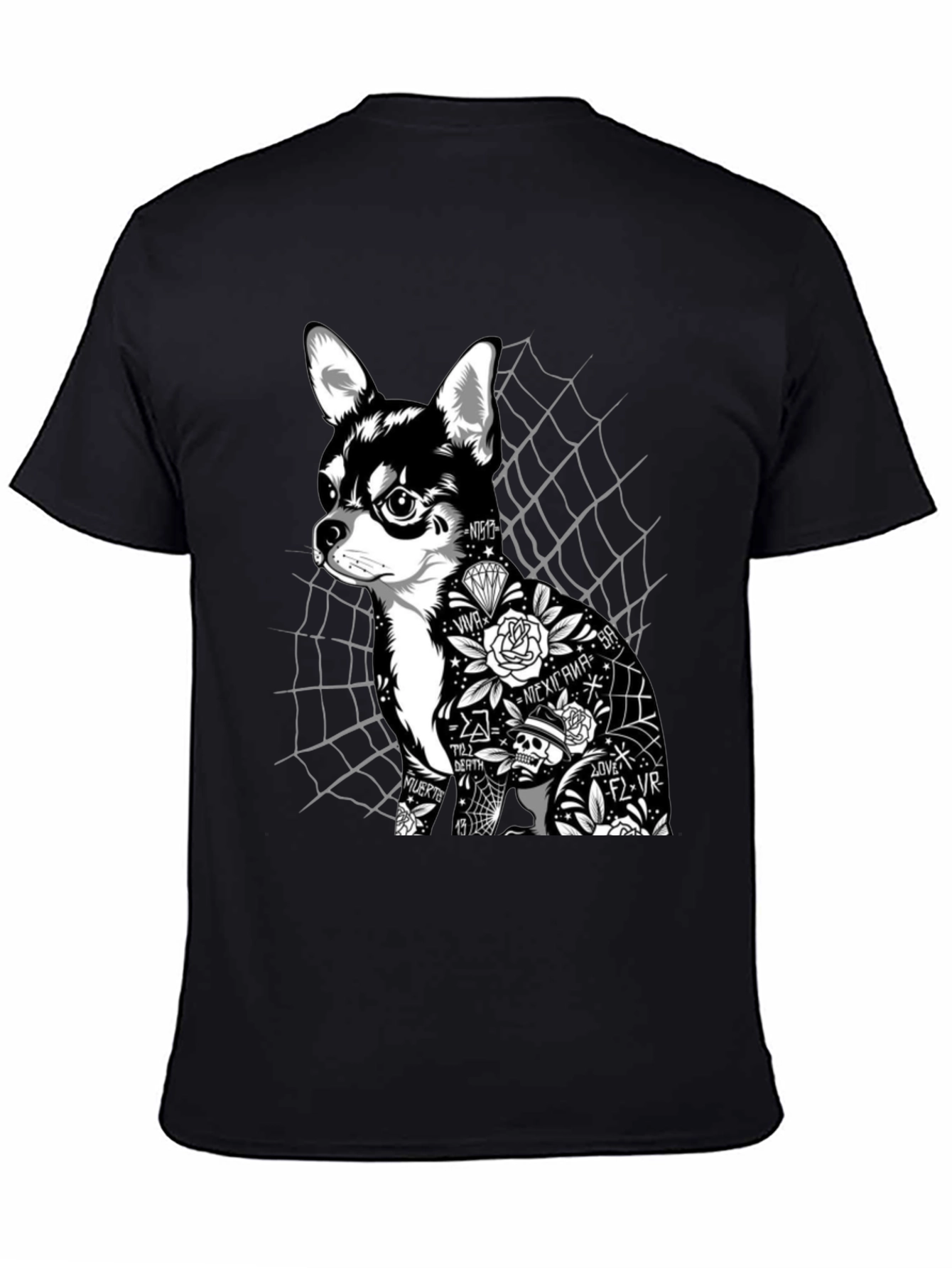 Tattoo Chihuahua Graphic Tee - Unisex