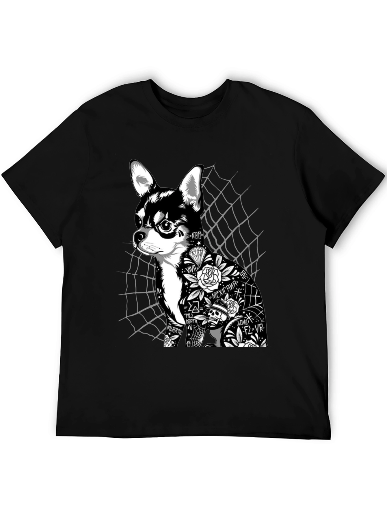 Tattoo Chihuahua Graphic Tee - Unisex