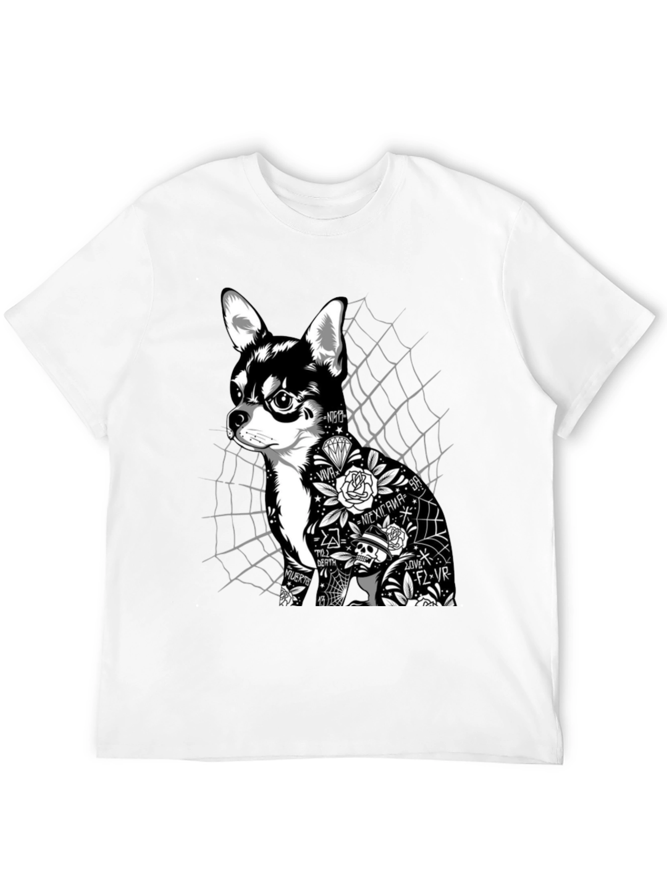 Tattoo Chihuahua Graphic Tee - Unisex