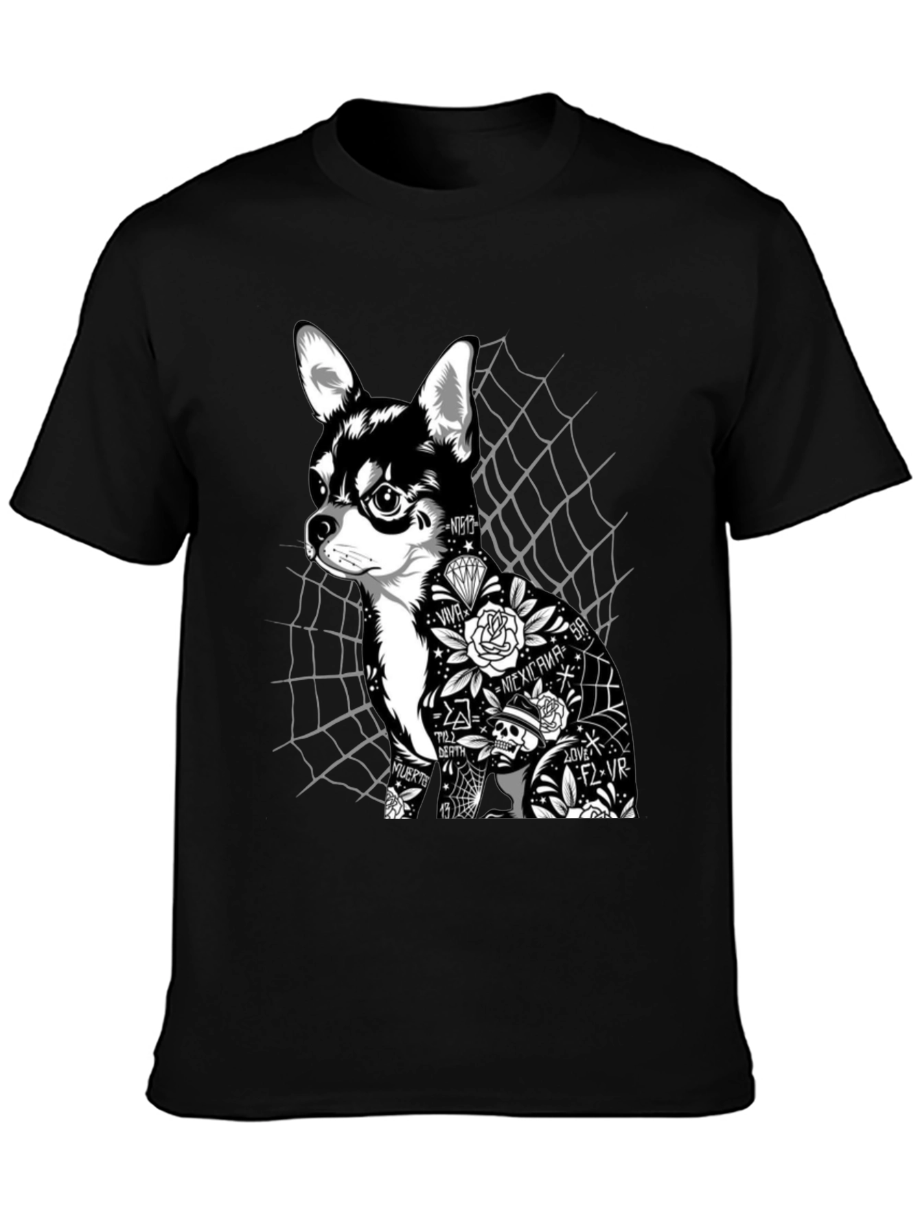 Tattoo Chihuahua Graphic Tee - Unisex