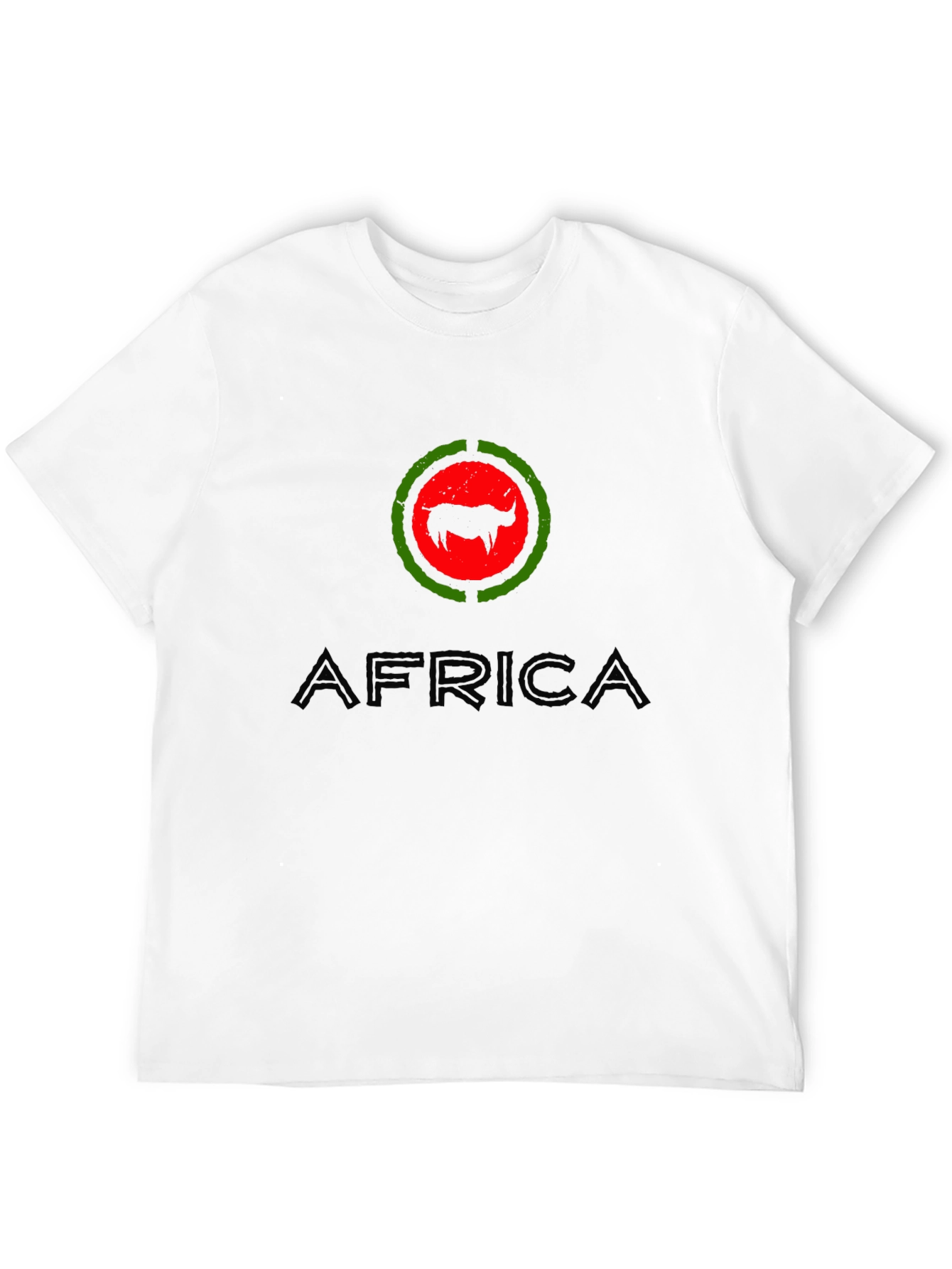 Africa Buffalo Graphic T-Shirt - Black