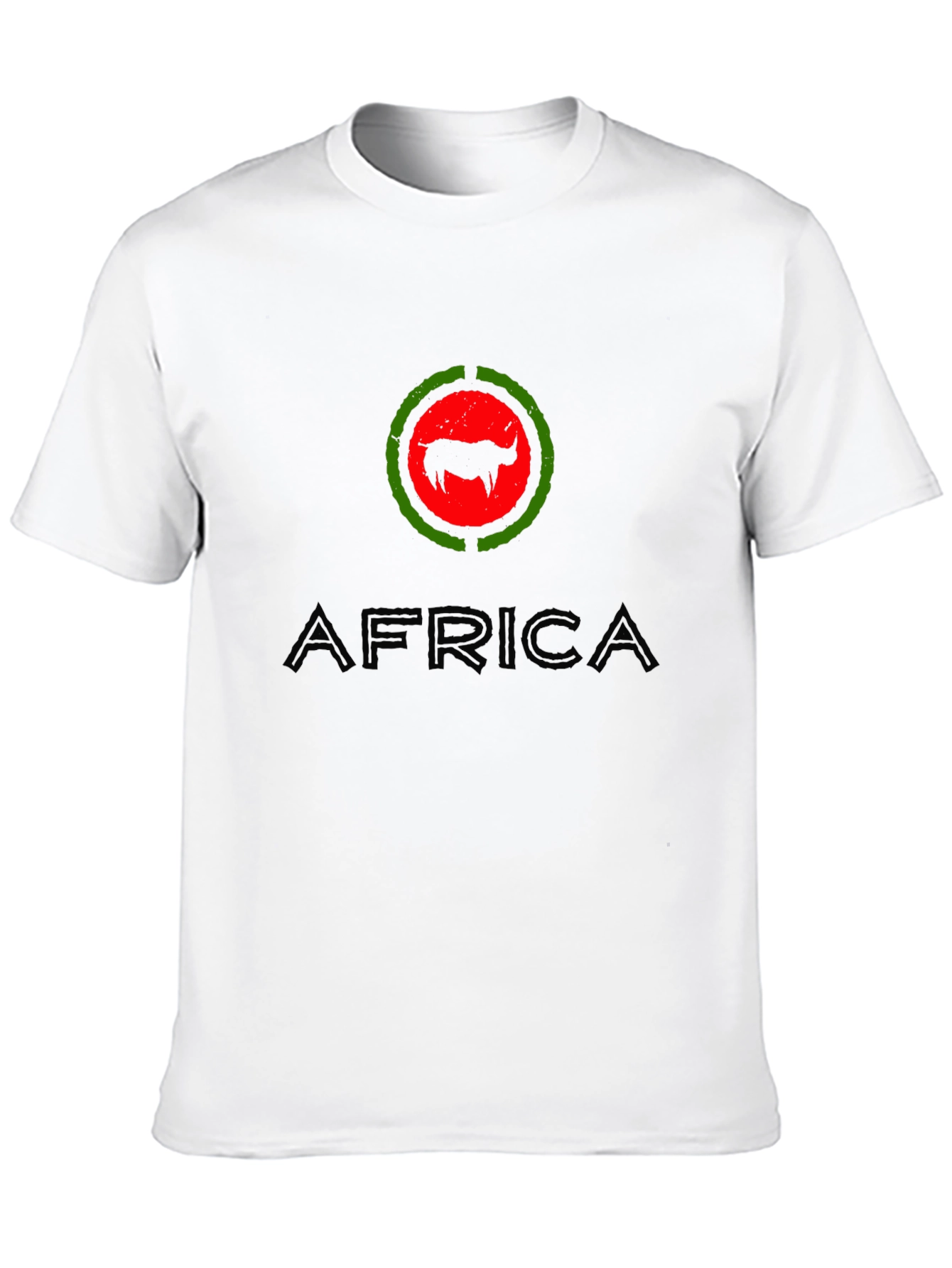 Africa Buffalo Graphic T-Shirt - Black