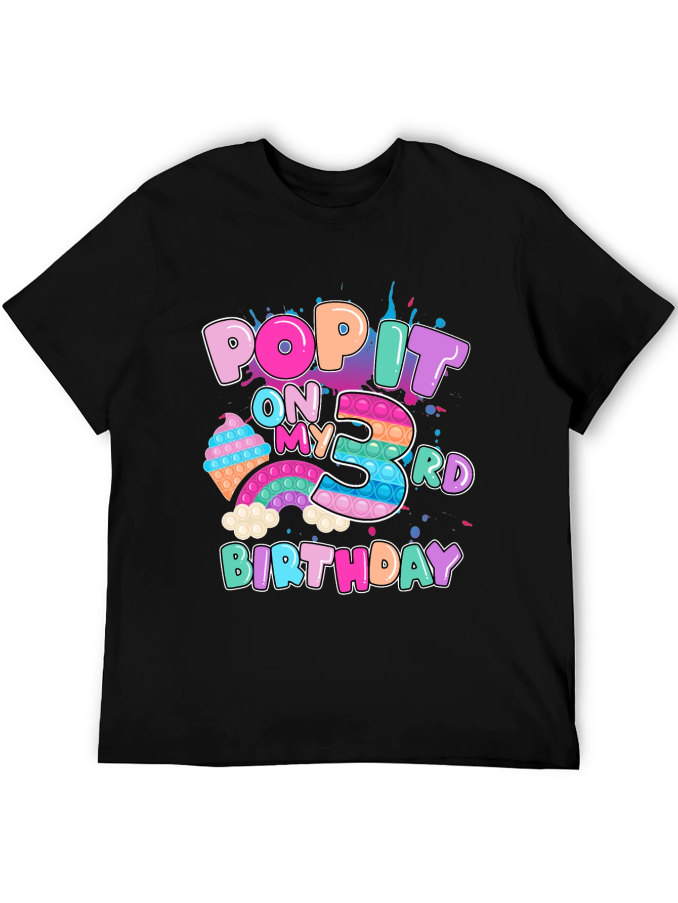 Pop It 3rd Birthday T-Shirt
