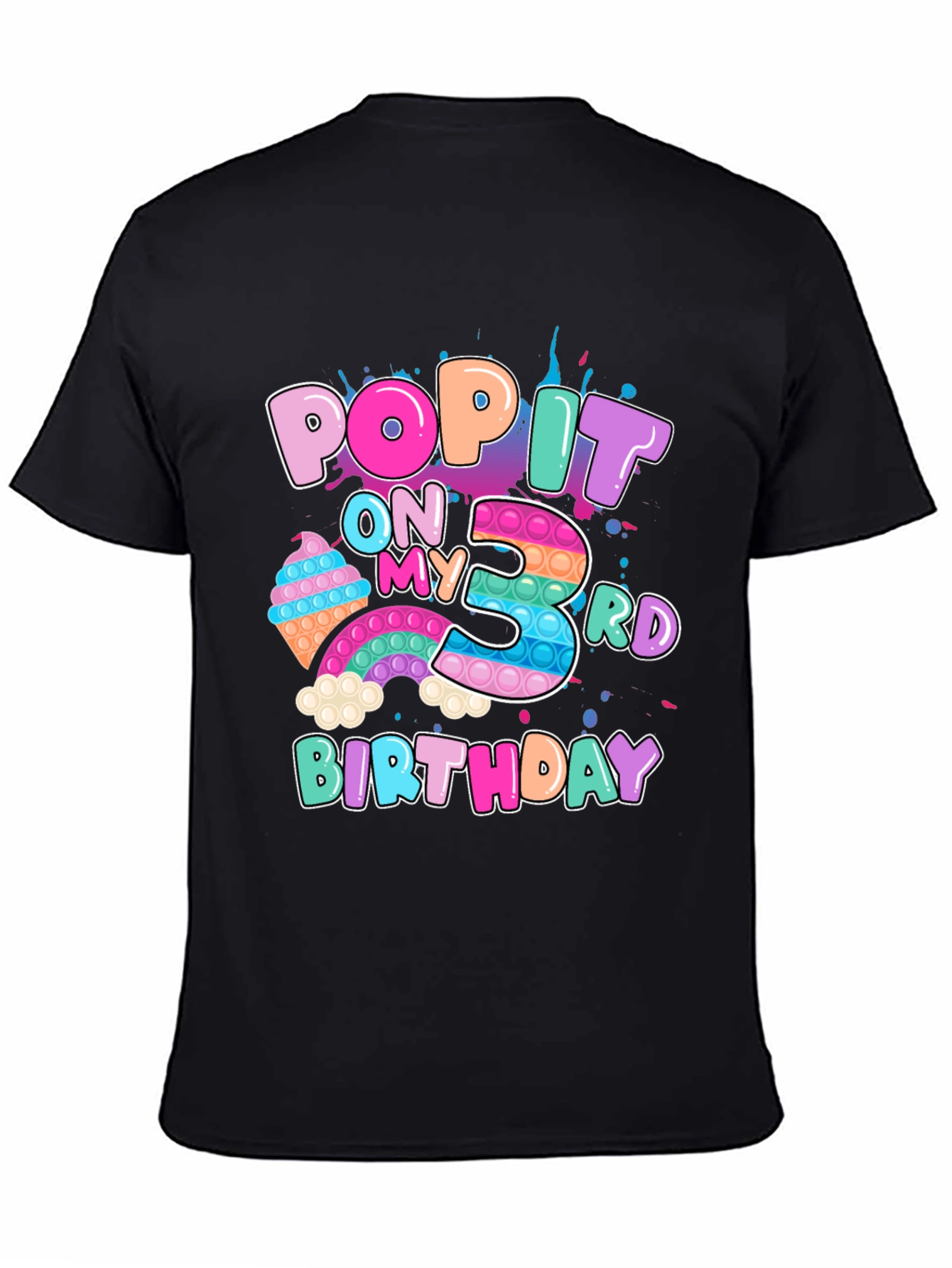 Pop It 3rd Birthday T-Shirt