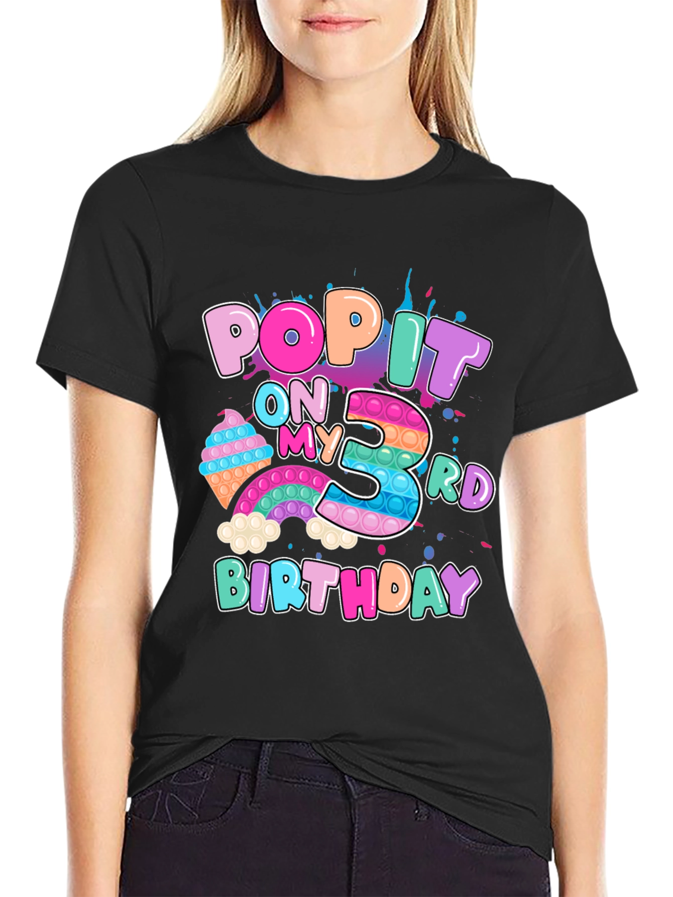 Pop It 3rd Birthday T-Shirt
