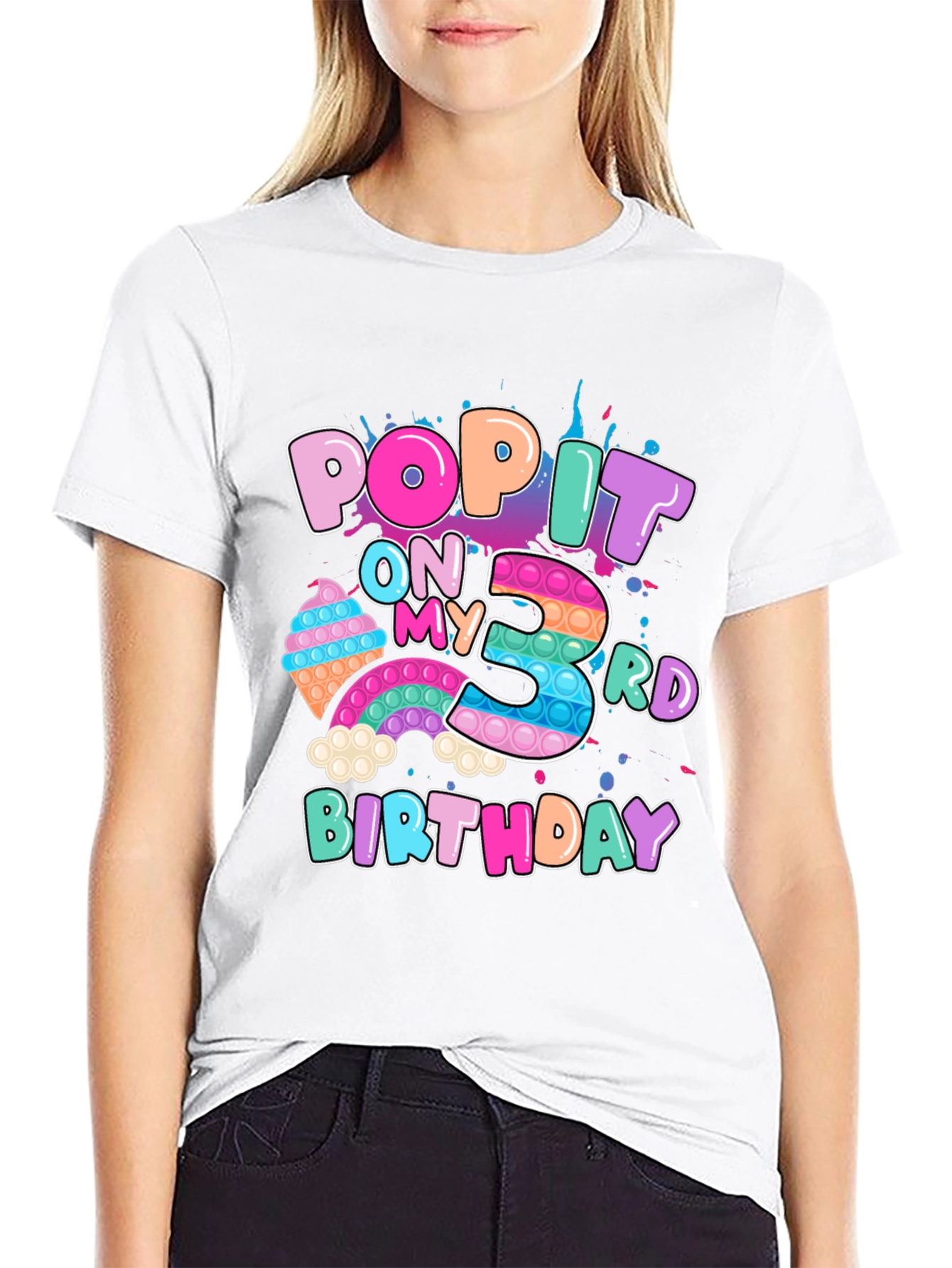 Pop It 3rd Birthday T-Shirt