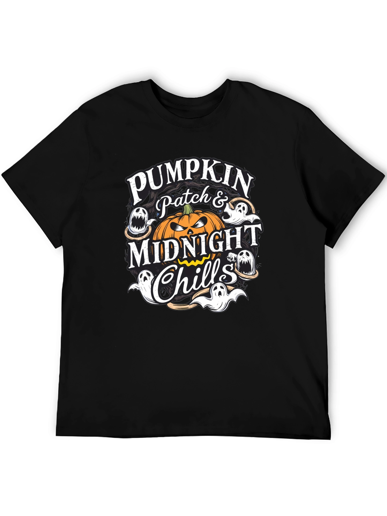 Halloween Pumpkin Patch Midnight Chills T-Shirt