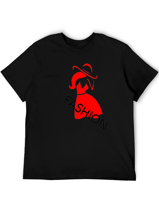 Fashion Tee: Stylish Silhouette Graphic Print