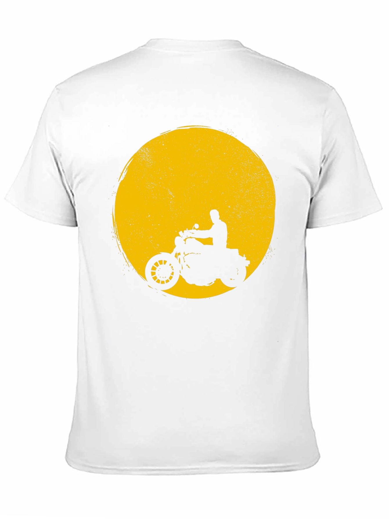 Motorcycle Silhouette Graphic T-Shirt