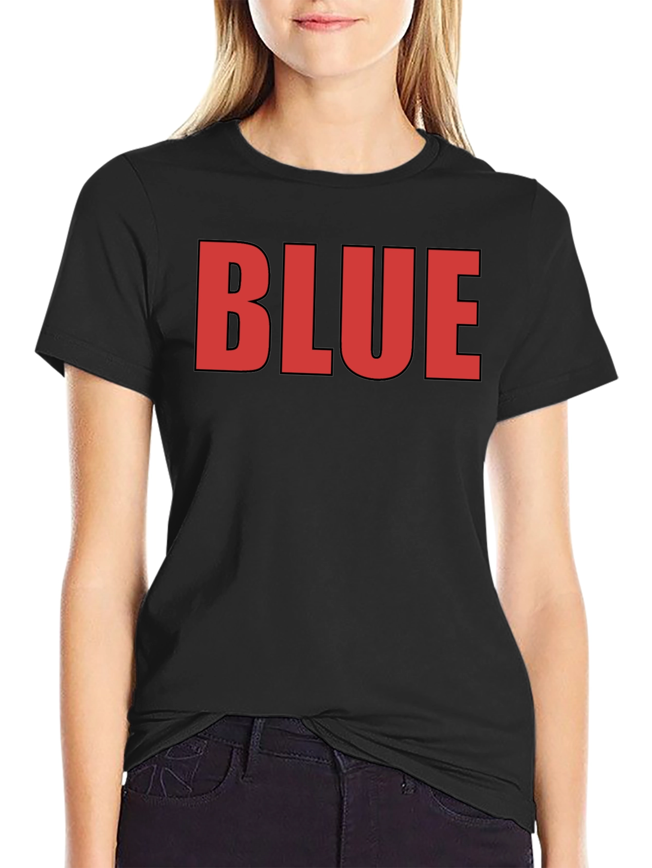Bold Graphic Tee - BLUE Statement Shirt