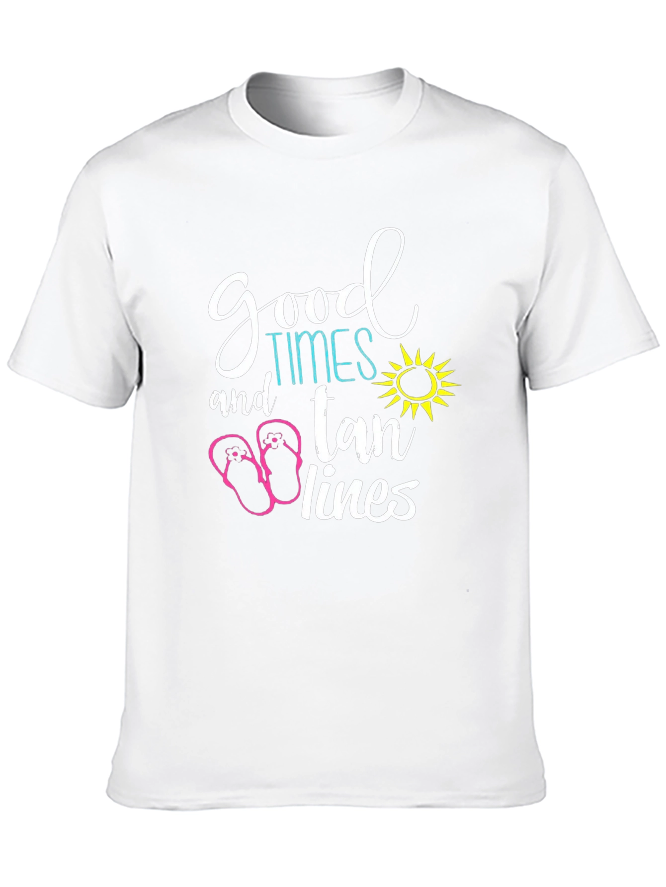 Good Times & Tan Lines Black Graphic Tee