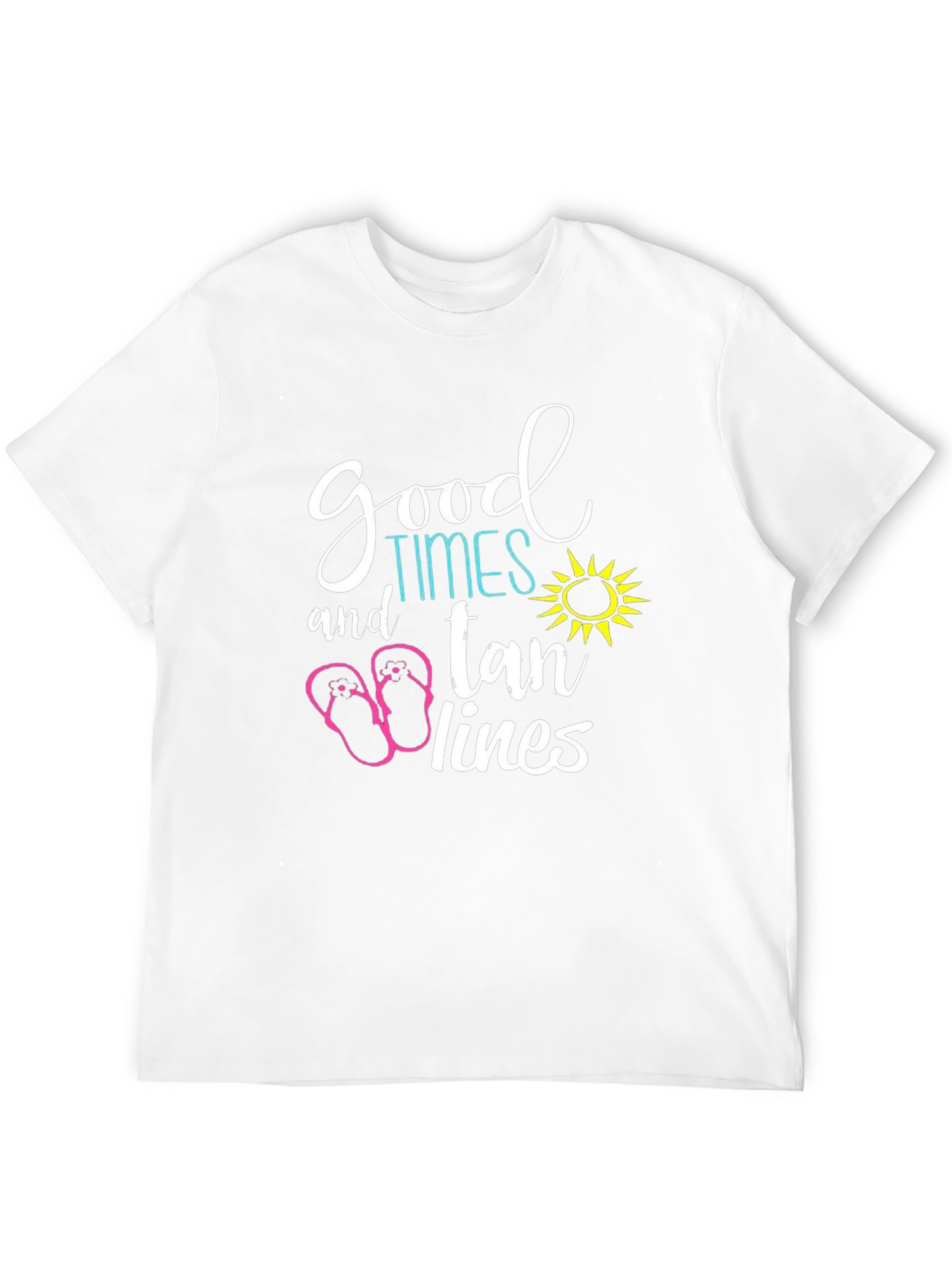 Good Times & Tan Lines Black Graphic Tee
