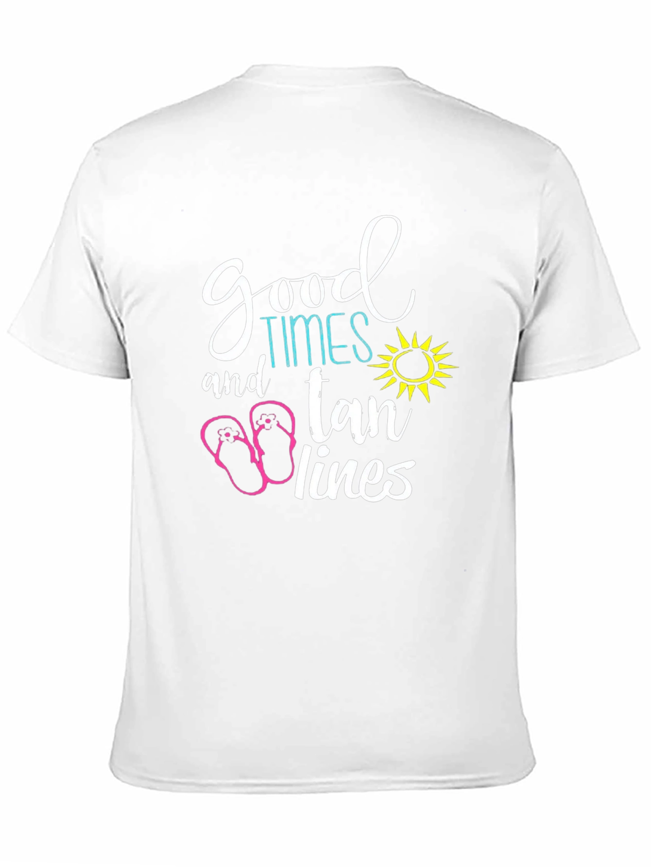 Good Times & Tan Lines Black Graphic Tee
