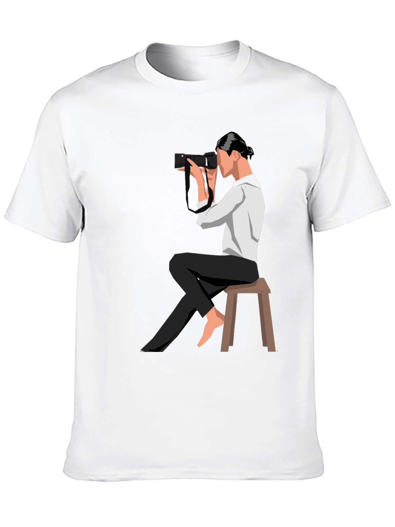 Photographer Graphic Tee - Unisex Black T-Shirt