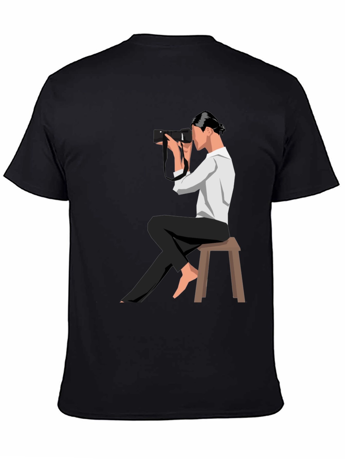 Photographer Graphic Tee - Unisex Black T-Shirt
