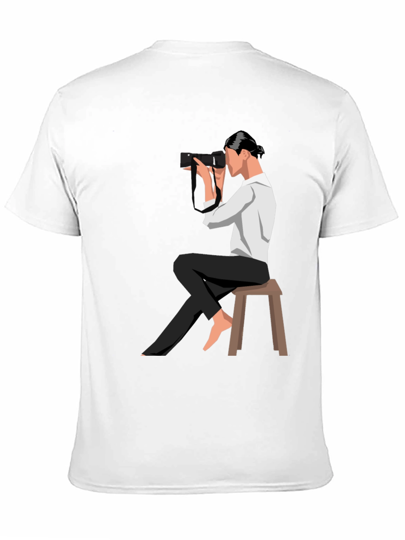 Photographer Graphic Tee - Unisex Black T-Shirt