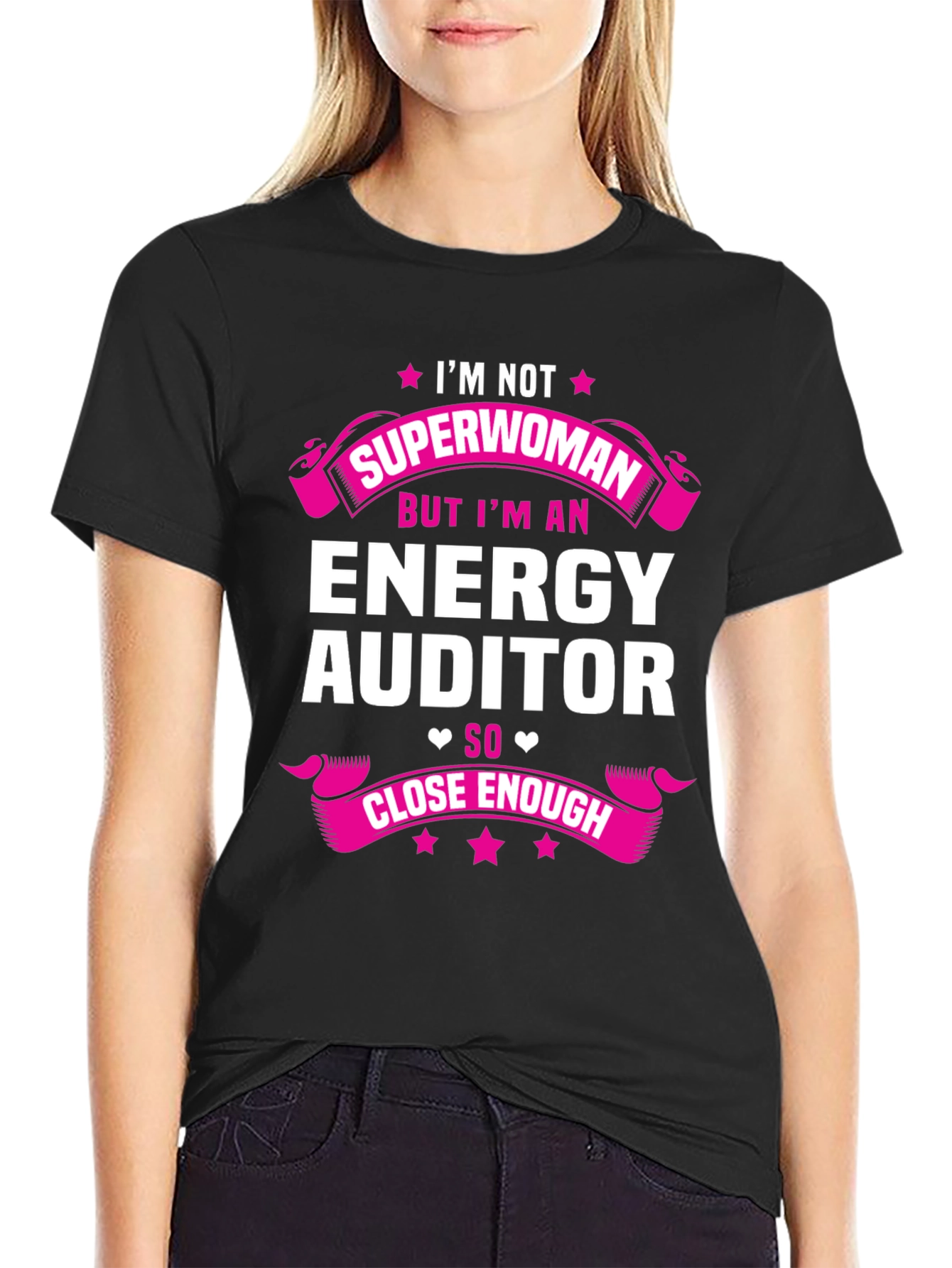 Energy Auditor Superwoman Funny T-Shirt