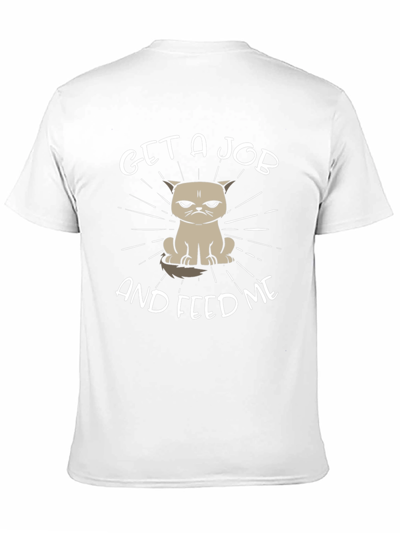 Grumpy Cat Get a Job Black T-Shirt