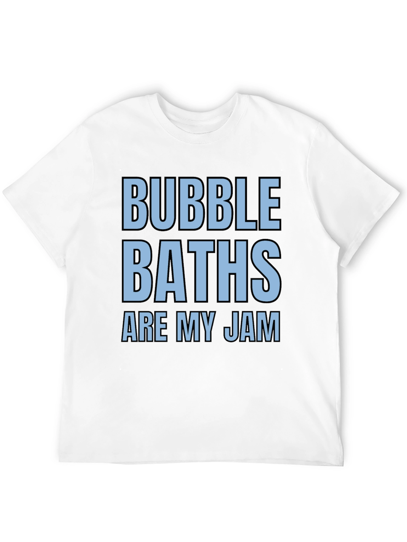 Bubble Baths Are My Jam Black Graphic Tee