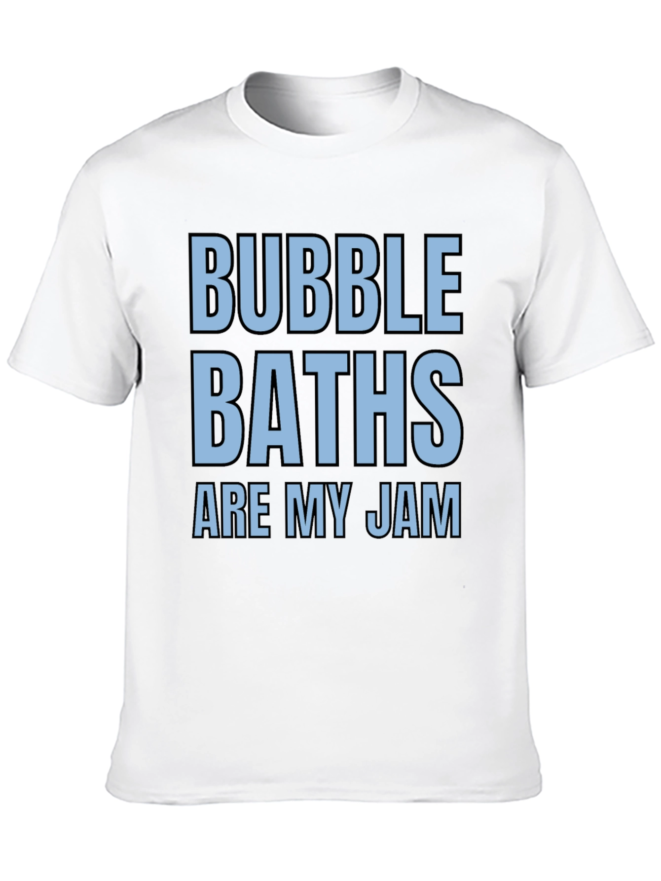 Bubble Baths Are My Jam Black Graphic Tee