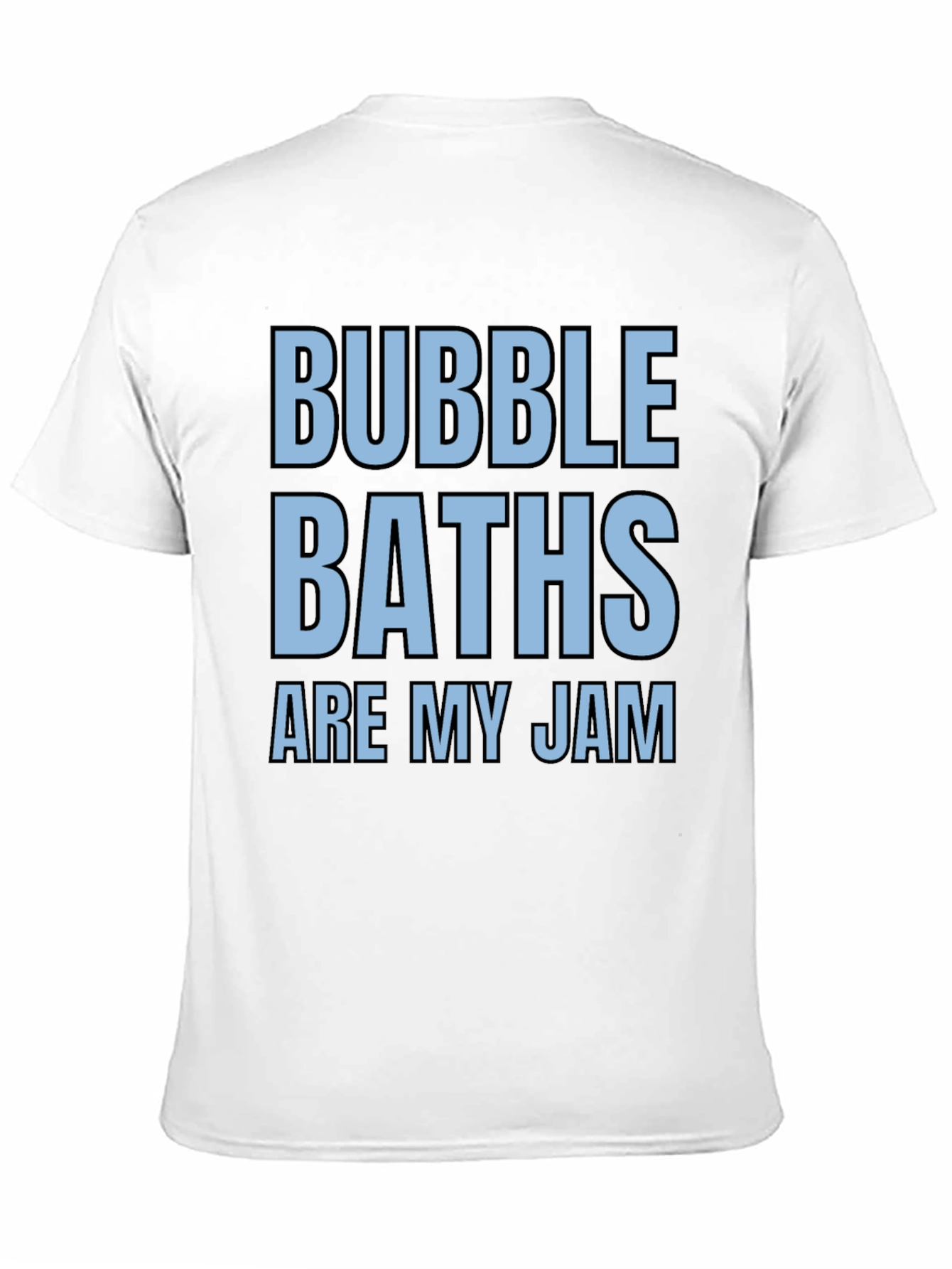 Bubble Baths Are My Jam Black Graphic Tee
