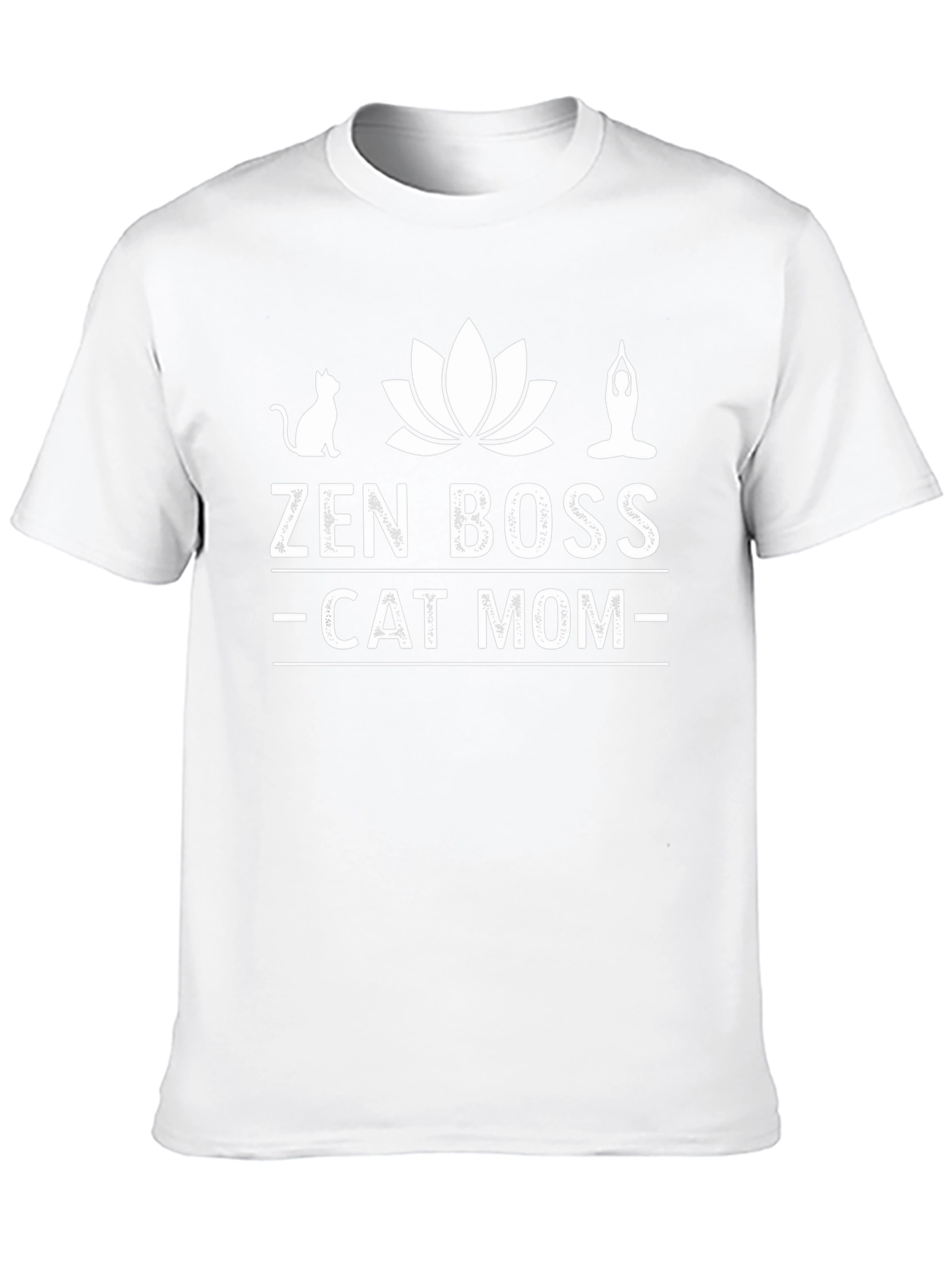 Zen Boss Cat Mom Graphic Tee