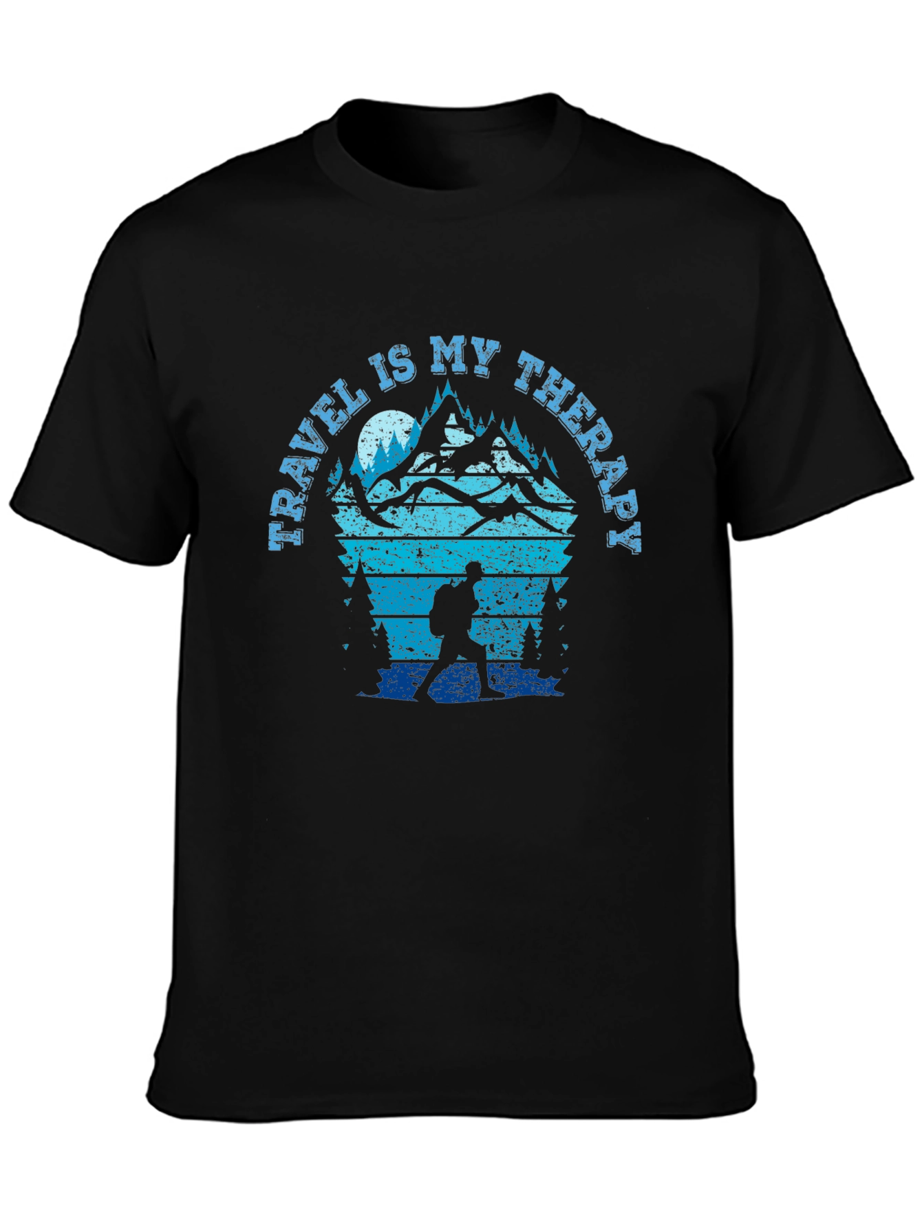 Travel Is My Therapy Hiking T-Shirt