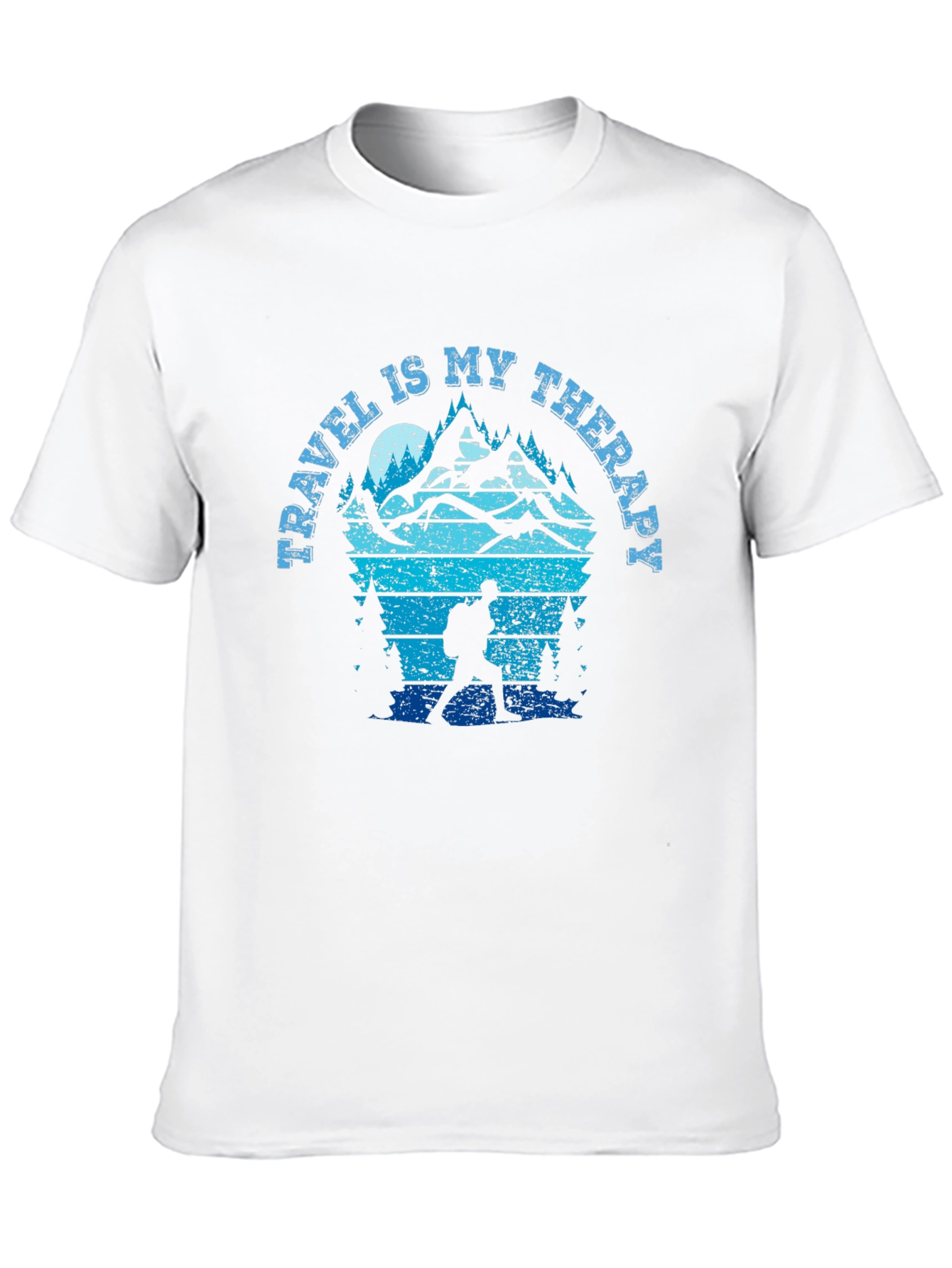 Travel Is My Therapy Hiking T-Shirt