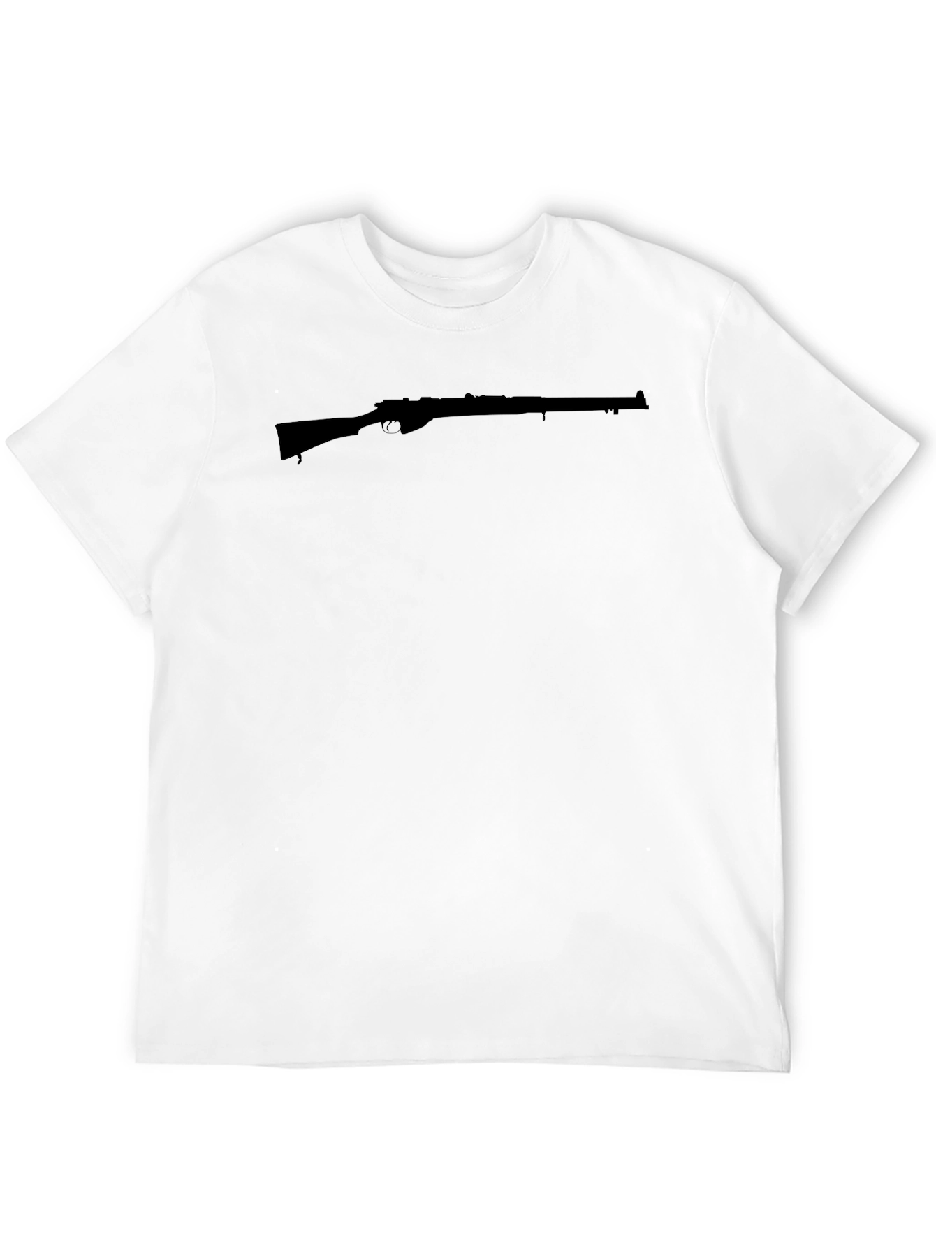 Rifle Silhouette Black T-Shirt