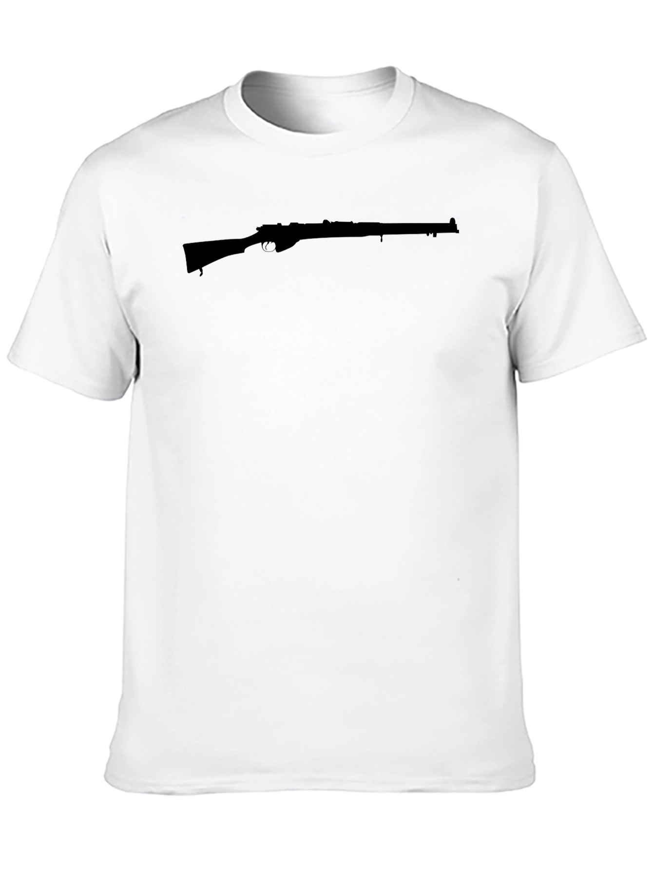 Rifle Silhouette Black T-Shirt