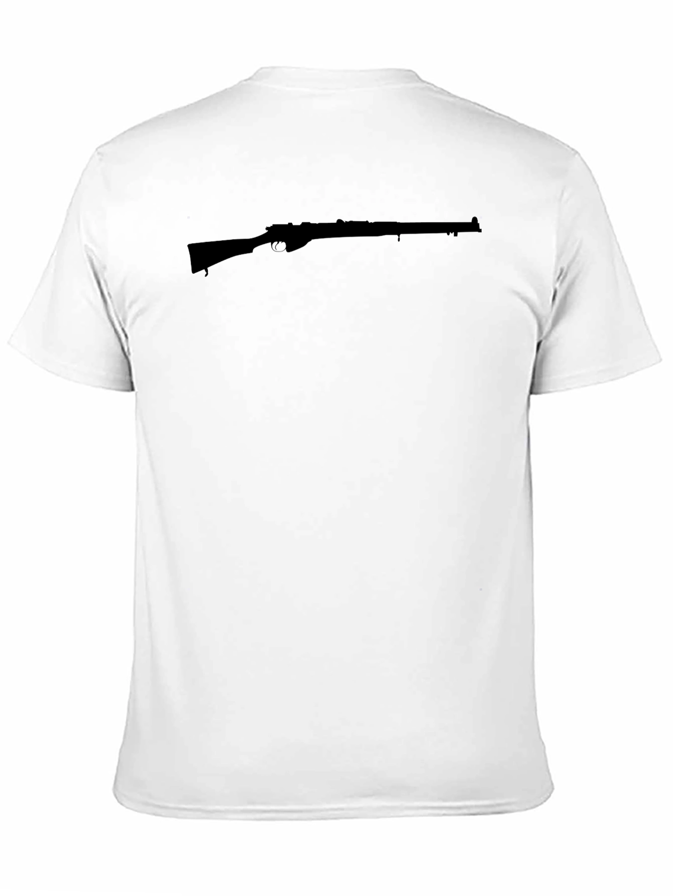 Rifle Silhouette Black T-Shirt
