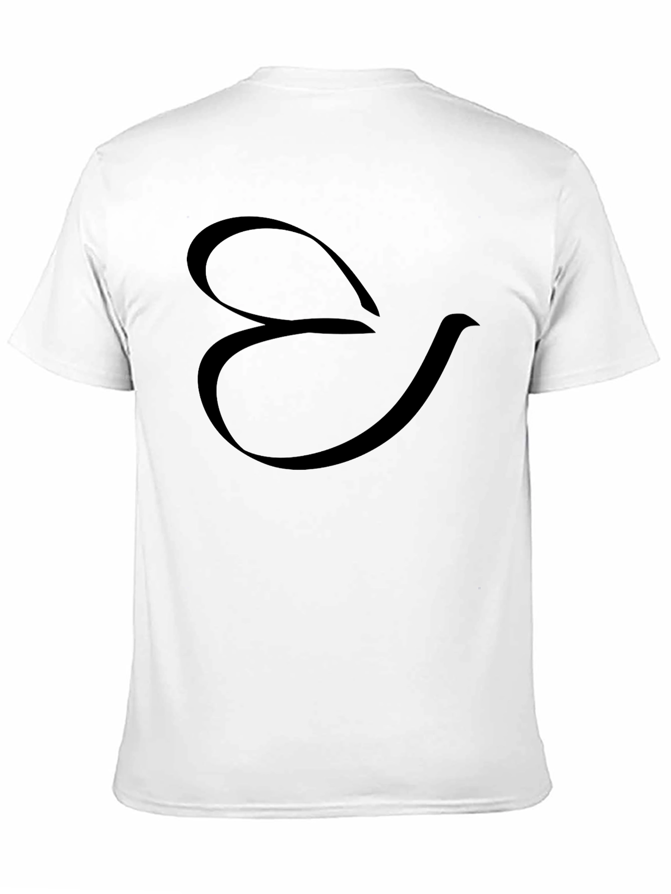 Stylish Black T-Shirt with Abstract Design