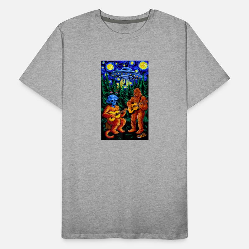 UFO Bigfoot Sasquatch Camping Playing