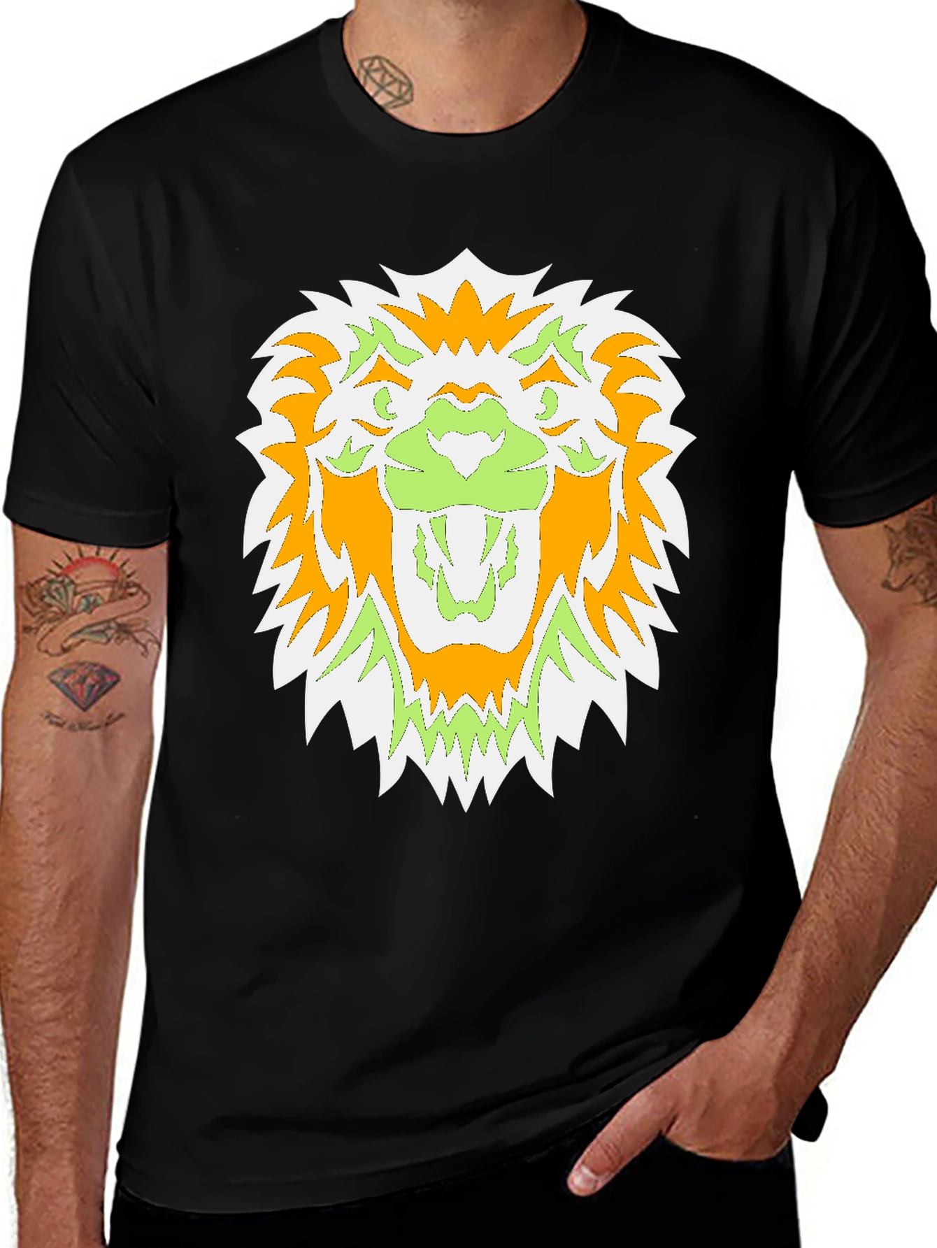 Roaring Lion Graphic Tee - Bold Statement Style