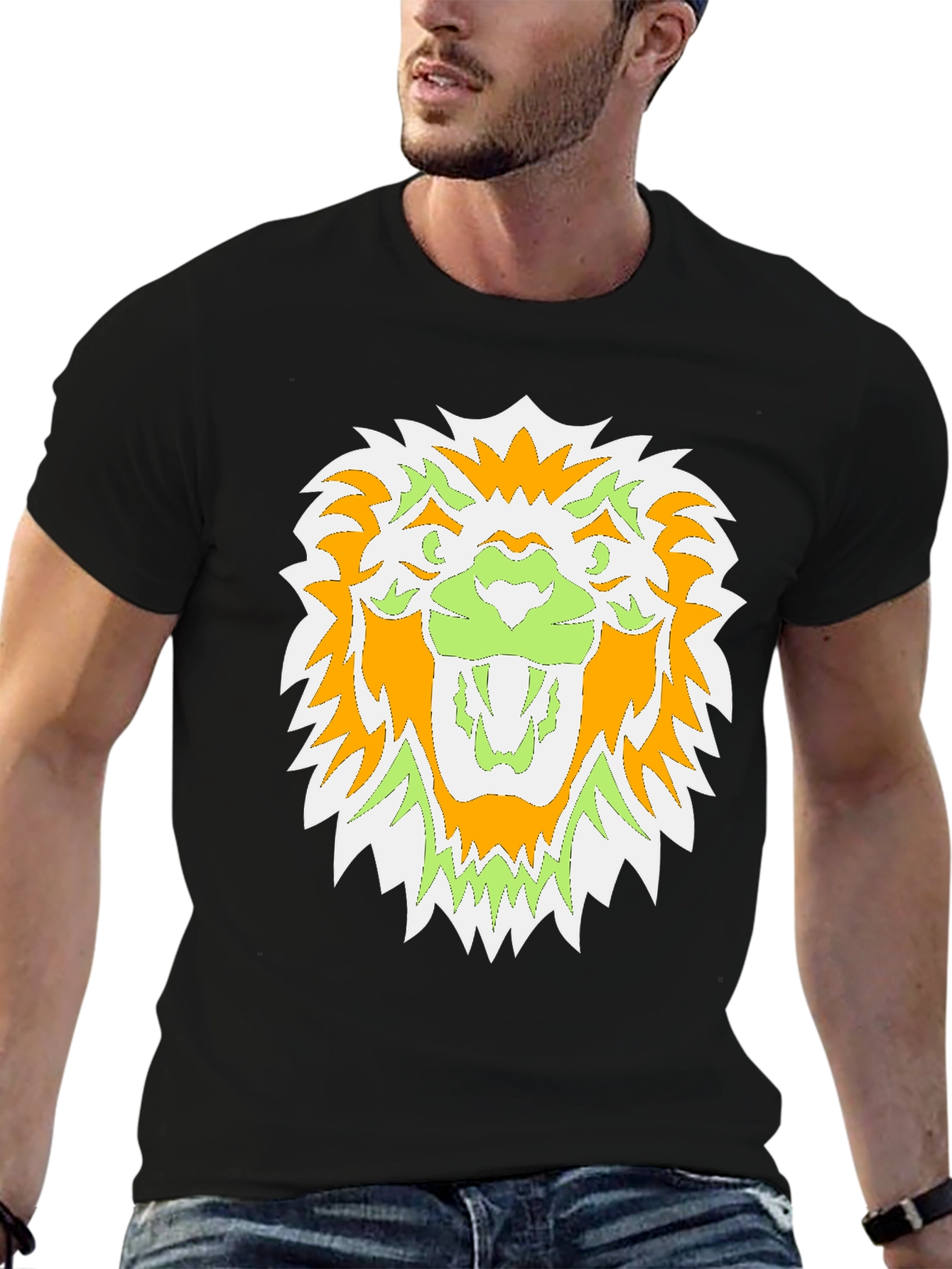 Roaring Lion Graphic Tee - Bold Statement Style