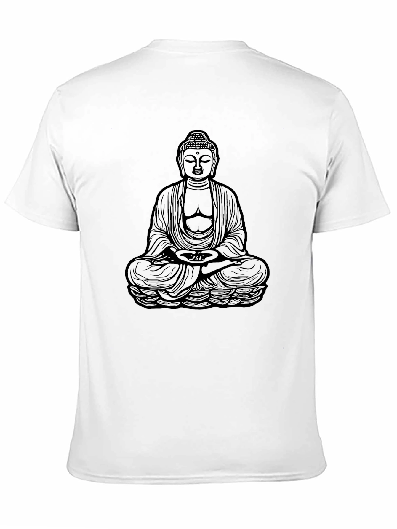 Buddha Graphic Black T-Shirt