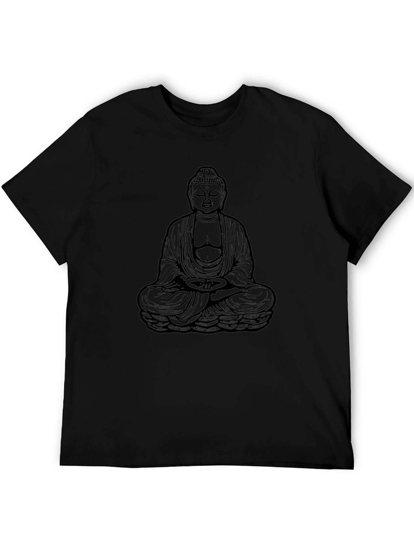 Buddha Graphic Black T-Shirt