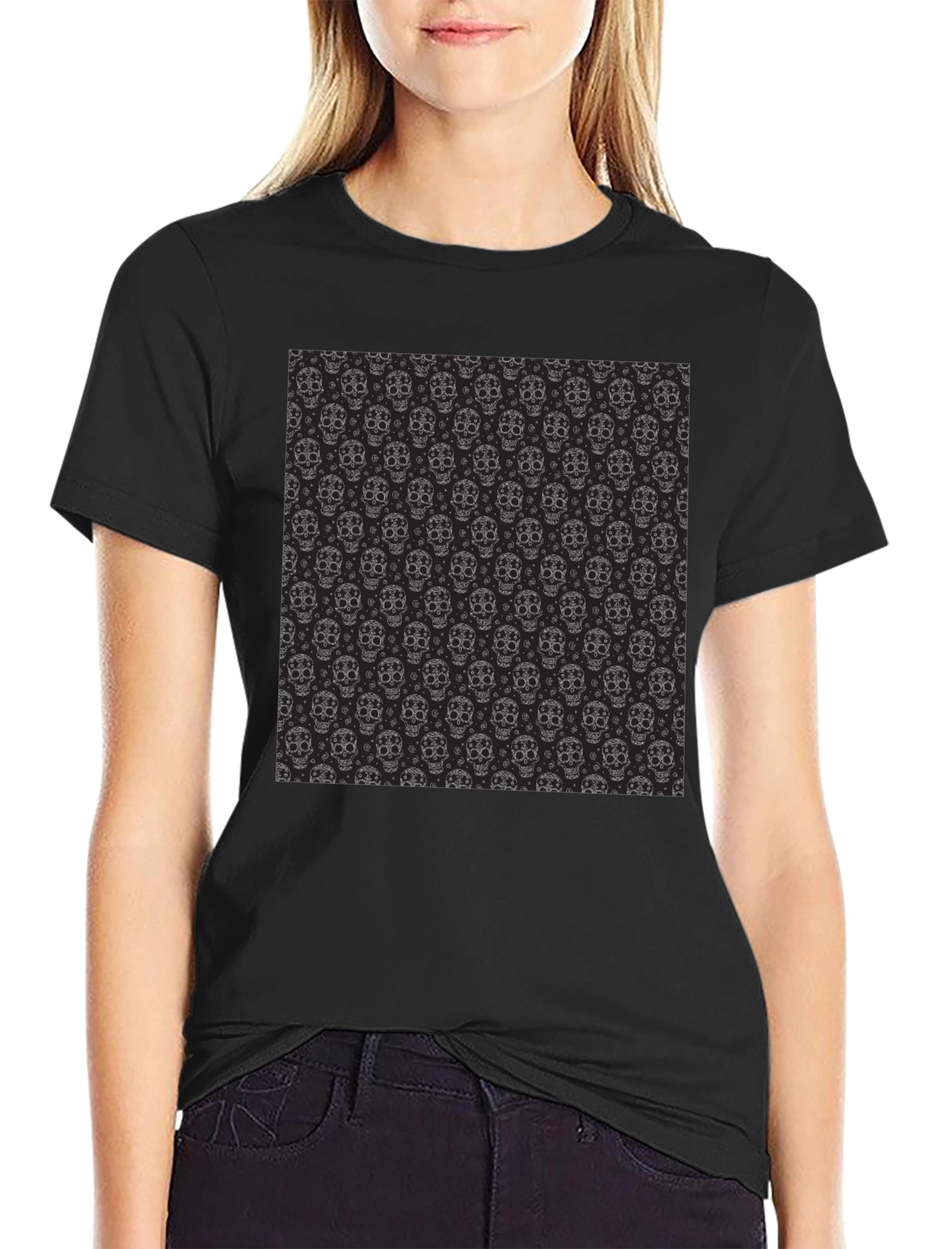 Sugar Skull T-Shirt - Stylish Mens Graphic Tee