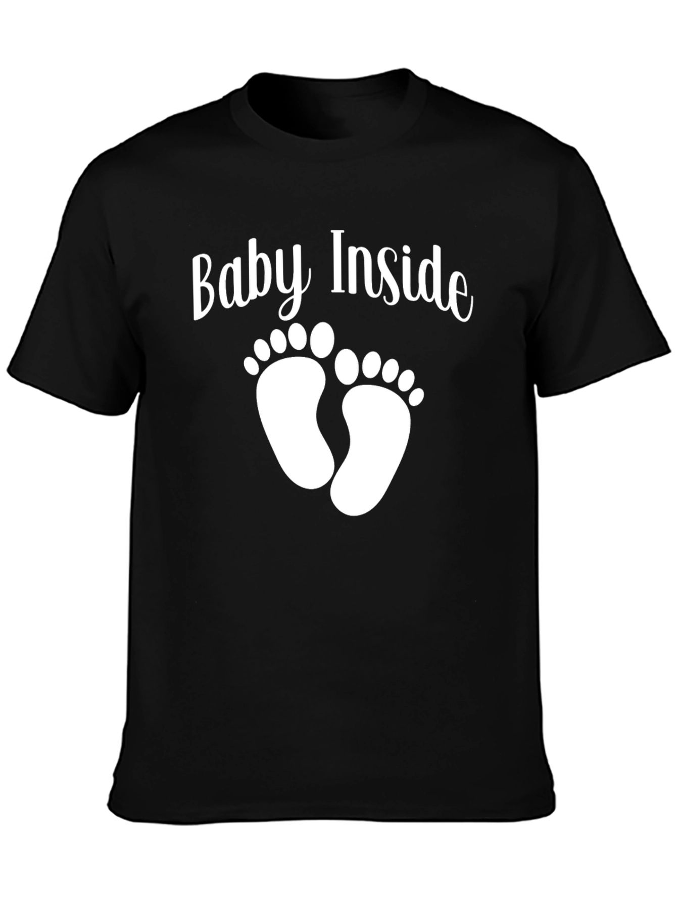 Baby Inside T-Shirt - Cute Pregnancy Announcement Tee