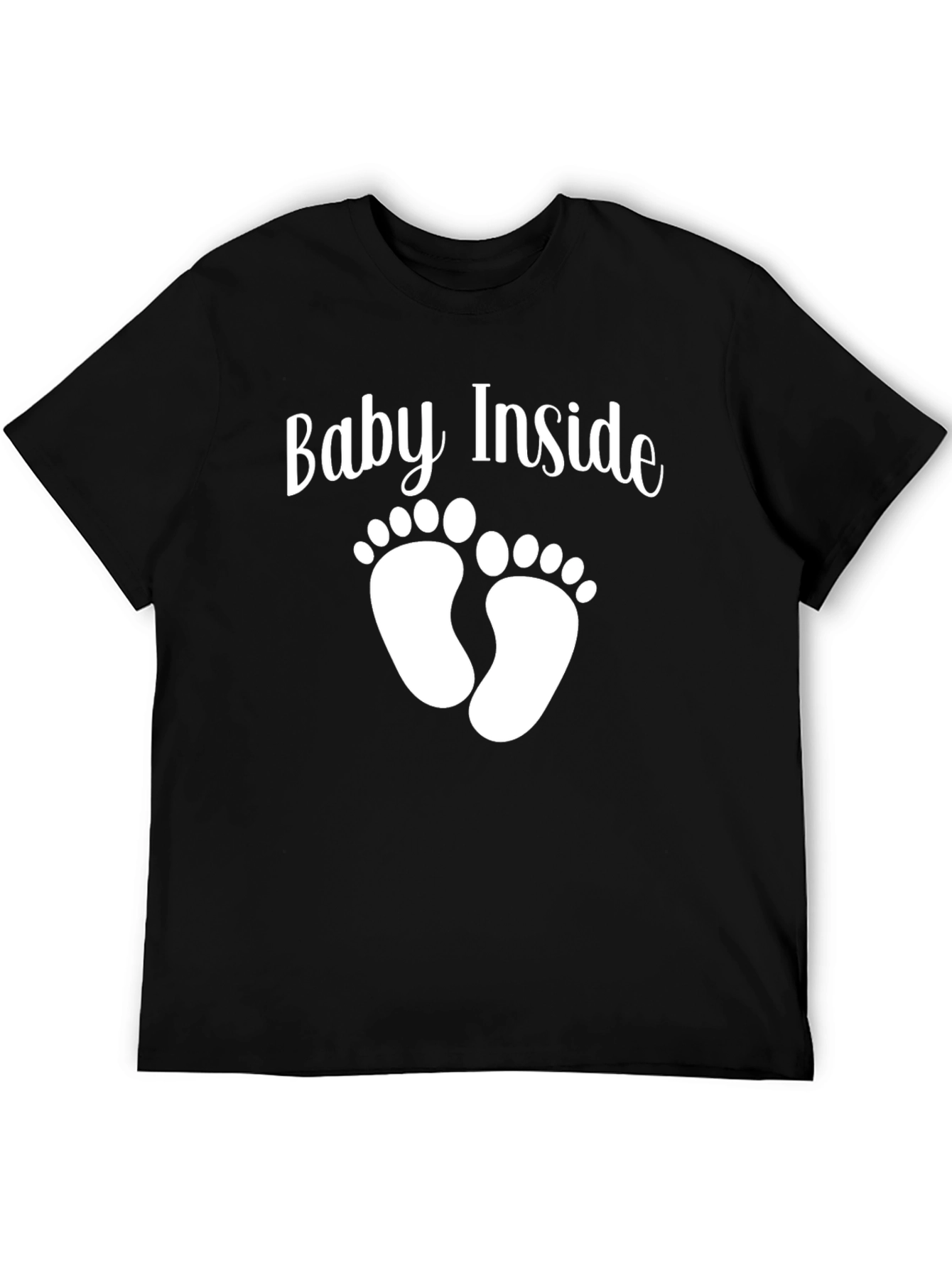 Baby Inside T-Shirt - Cute Pregnancy Announcement Tee