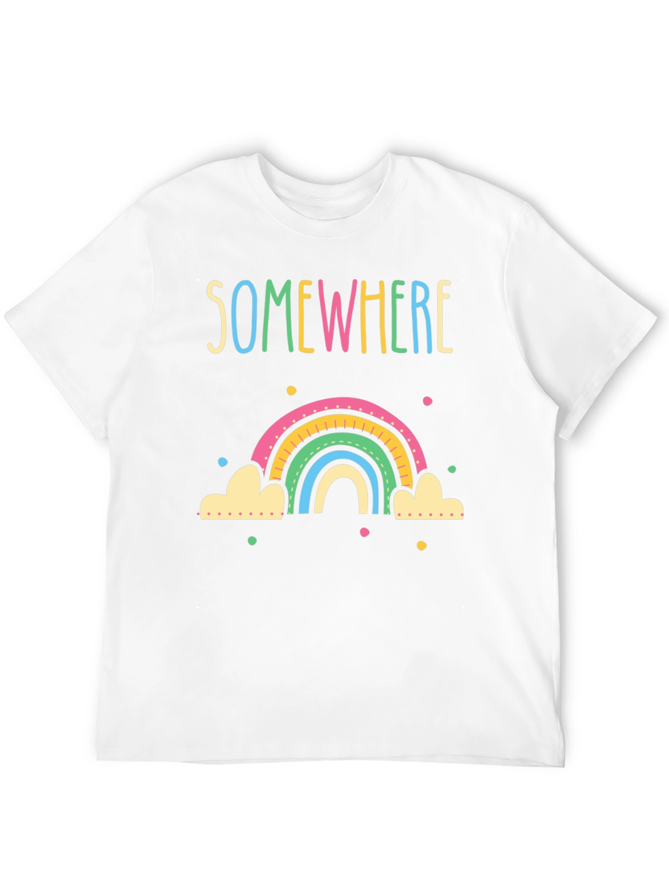 Somewhere Rainbow Graphic Tee