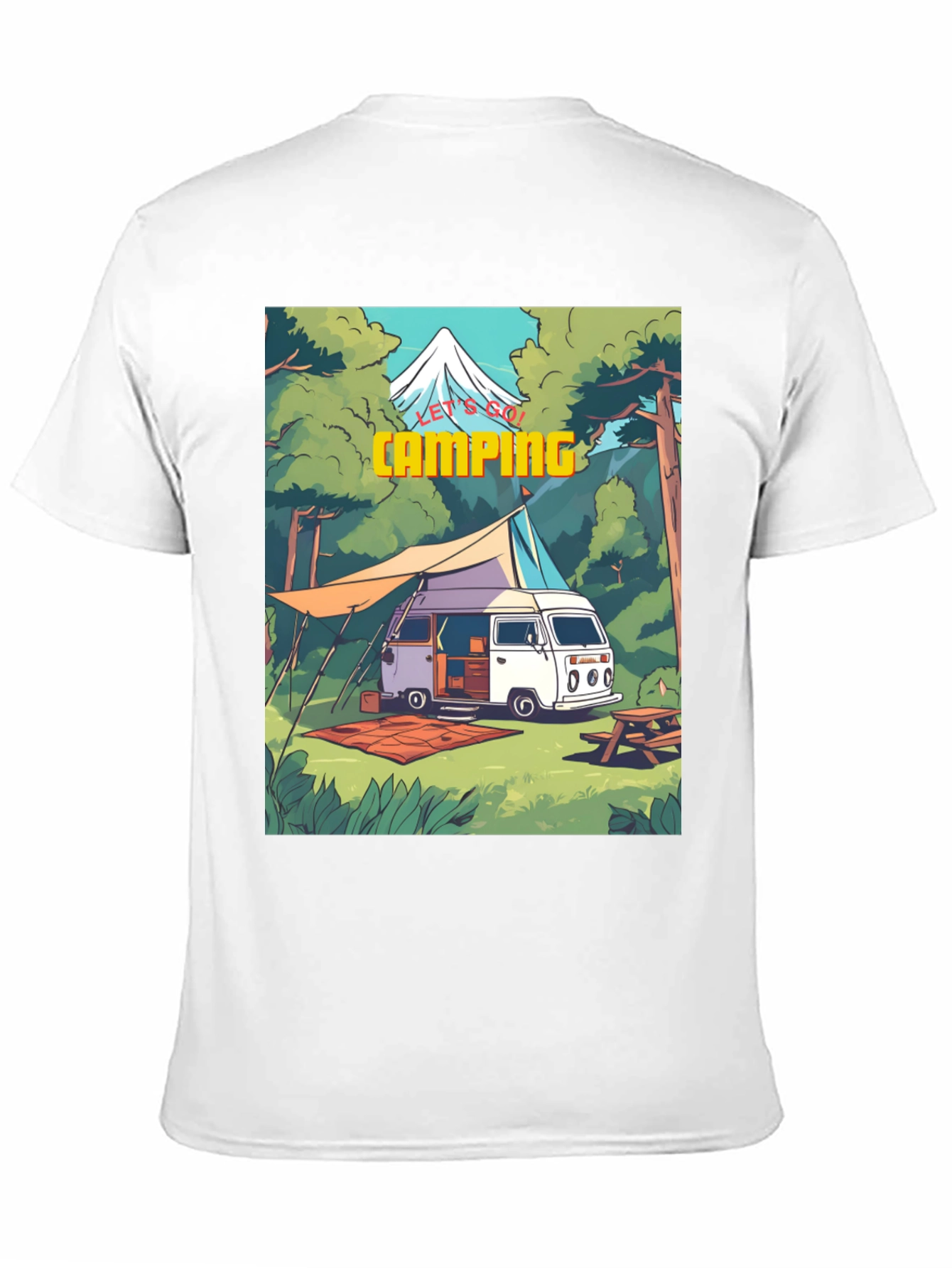 Lets Go Camping Graphic T-Shirt