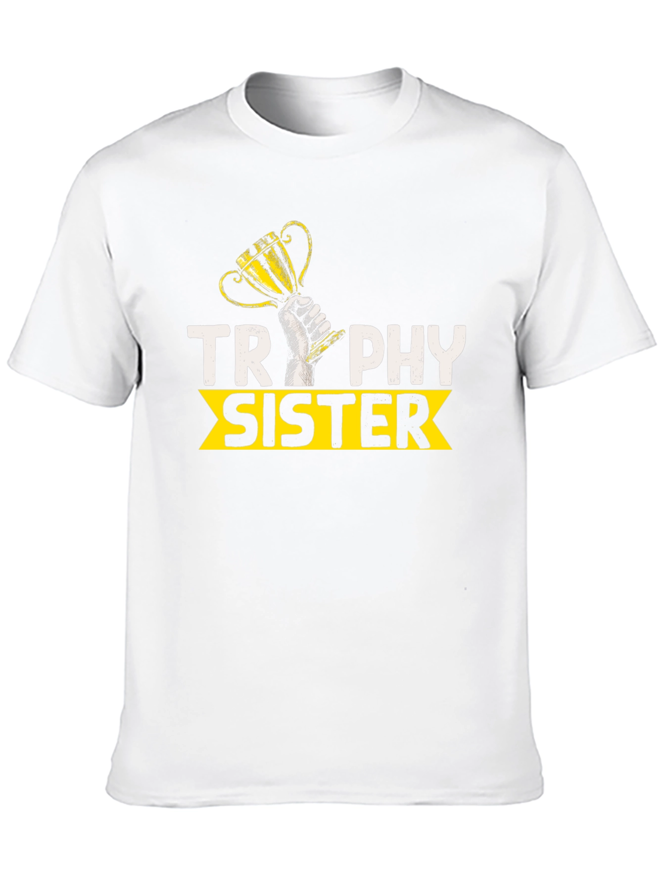 Trophy Sister Graphic Tee - Black Crew Neck