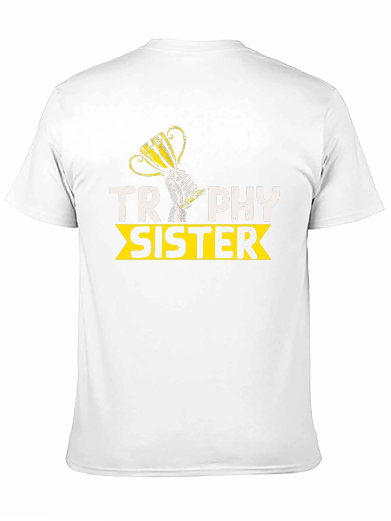 Trophy Sister Graphic Tee - Black Crew Neck